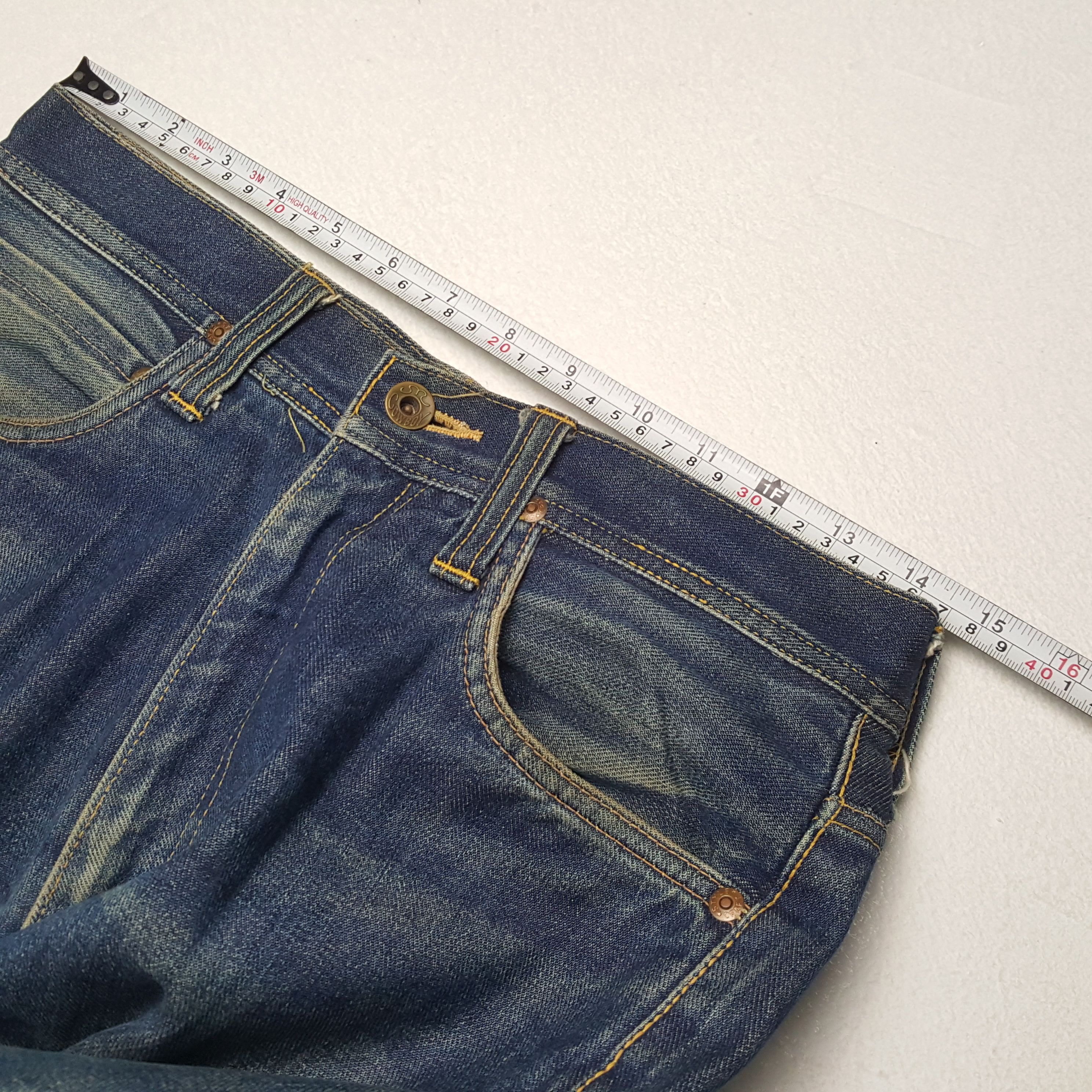 Evisu × Japanese Brand × Vintage Vintage EVIS Japanese Brand Daicock Custom Style Jeans Size US 29 - 7 Thumbnail