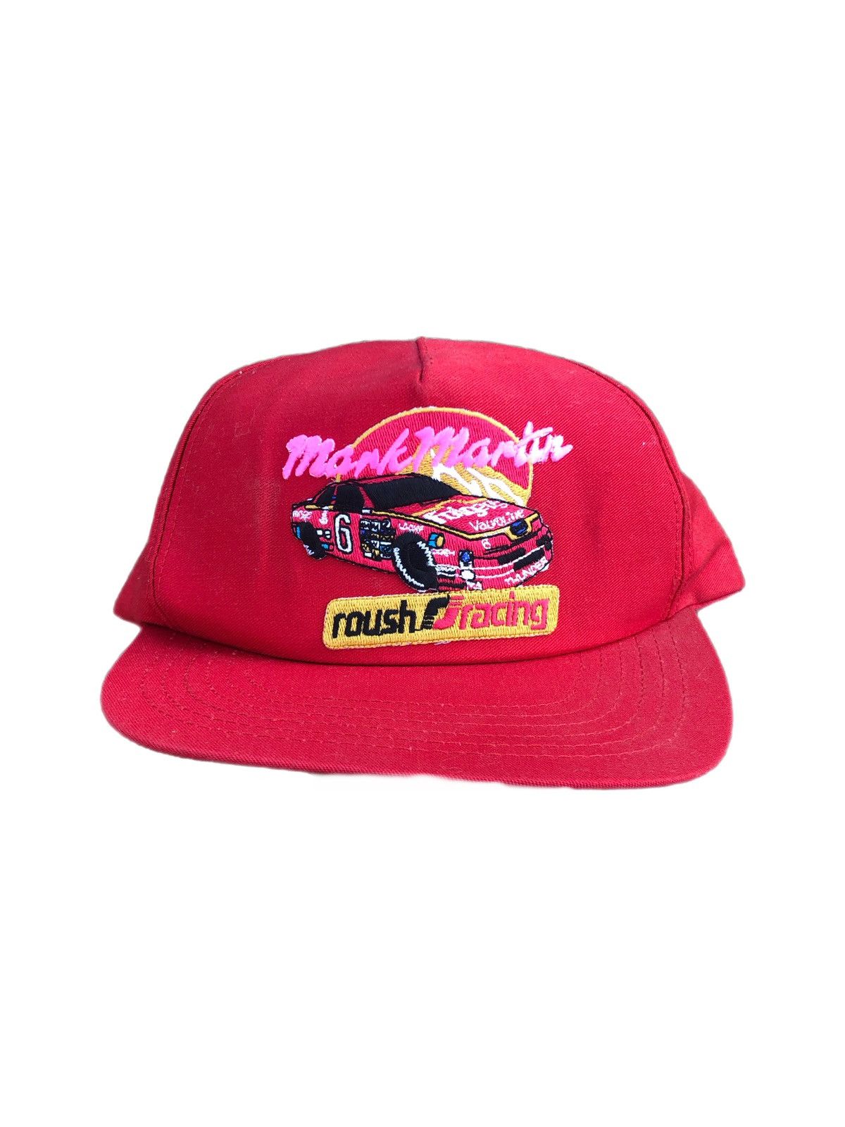 NASCAR Vintage Mark Martin Hat Cap Snap Back One Size Red NASCAR Size ONE SIZE - 1 Thumbnail