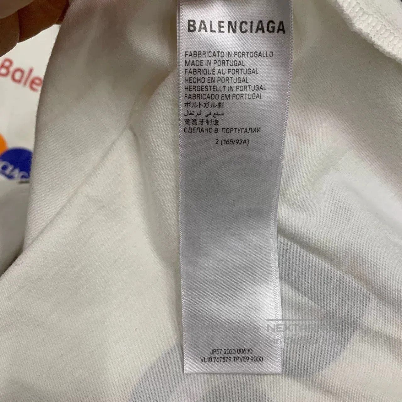 Balenciaga Balenciaga White Logo Racing Longsleeve. Size US XS / EU 42 / 0 - 7 Thumbnail