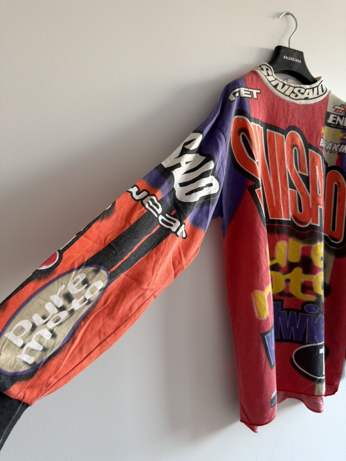 Honda *RARE* 90s VINTAGE JERSEY MOTOCROSS SINISALO AOP RARE Size US XL / EU 56 / 4 - 4 Thumbnail