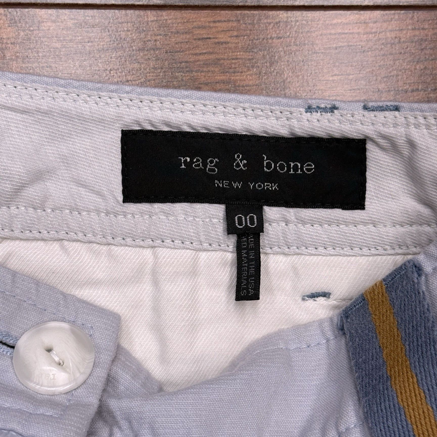 Rag & Bone Rag & Bone Corduroy Pants Womens 00 Gray Mid Rise Stretch USA Pants Cotton Spandex Straight Cropped Regular Vintage No 00 Mens? Size 24" / US 00 / IT 34 - 3 Thumbnail
