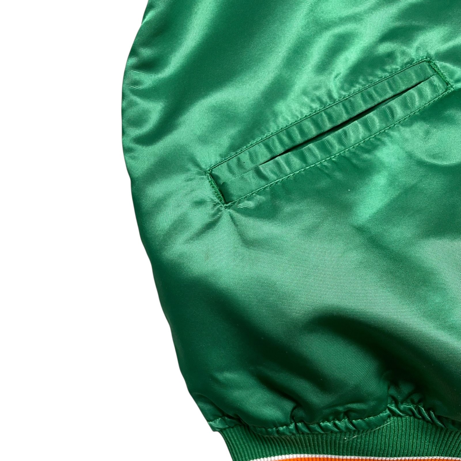NCAA VTG 80s 90s HAWAII RAINBOW WARRIORS FELCO SATIN JACKET Sz L Size US L / EU 52-54 / 3 - 6 Thumbnail