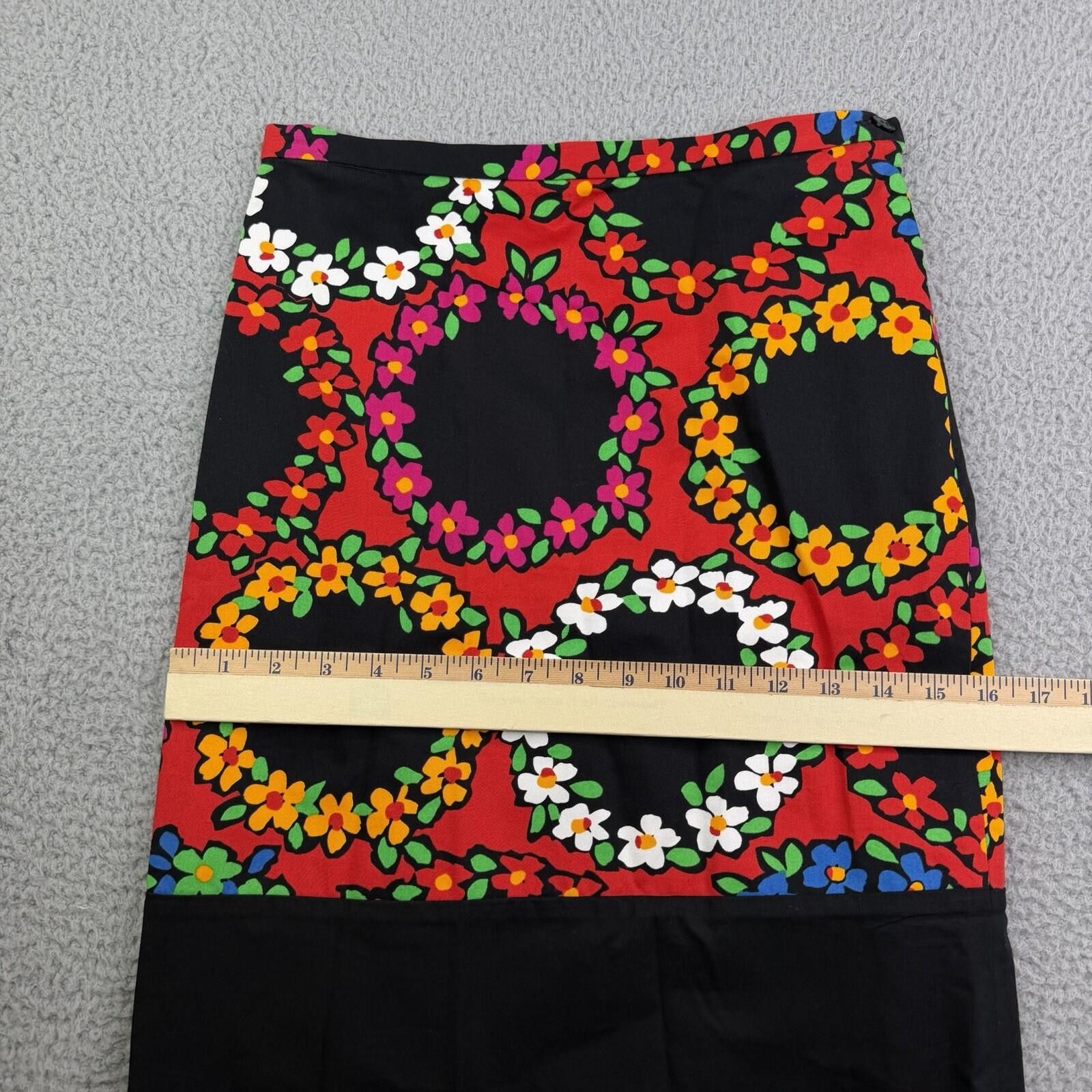 agnes b. agnès b. PARIS Vintage Floral A-Line Skirt Size 36 (26x24) Size 30" / US 8 / IT 44 - 5 Thumbnail