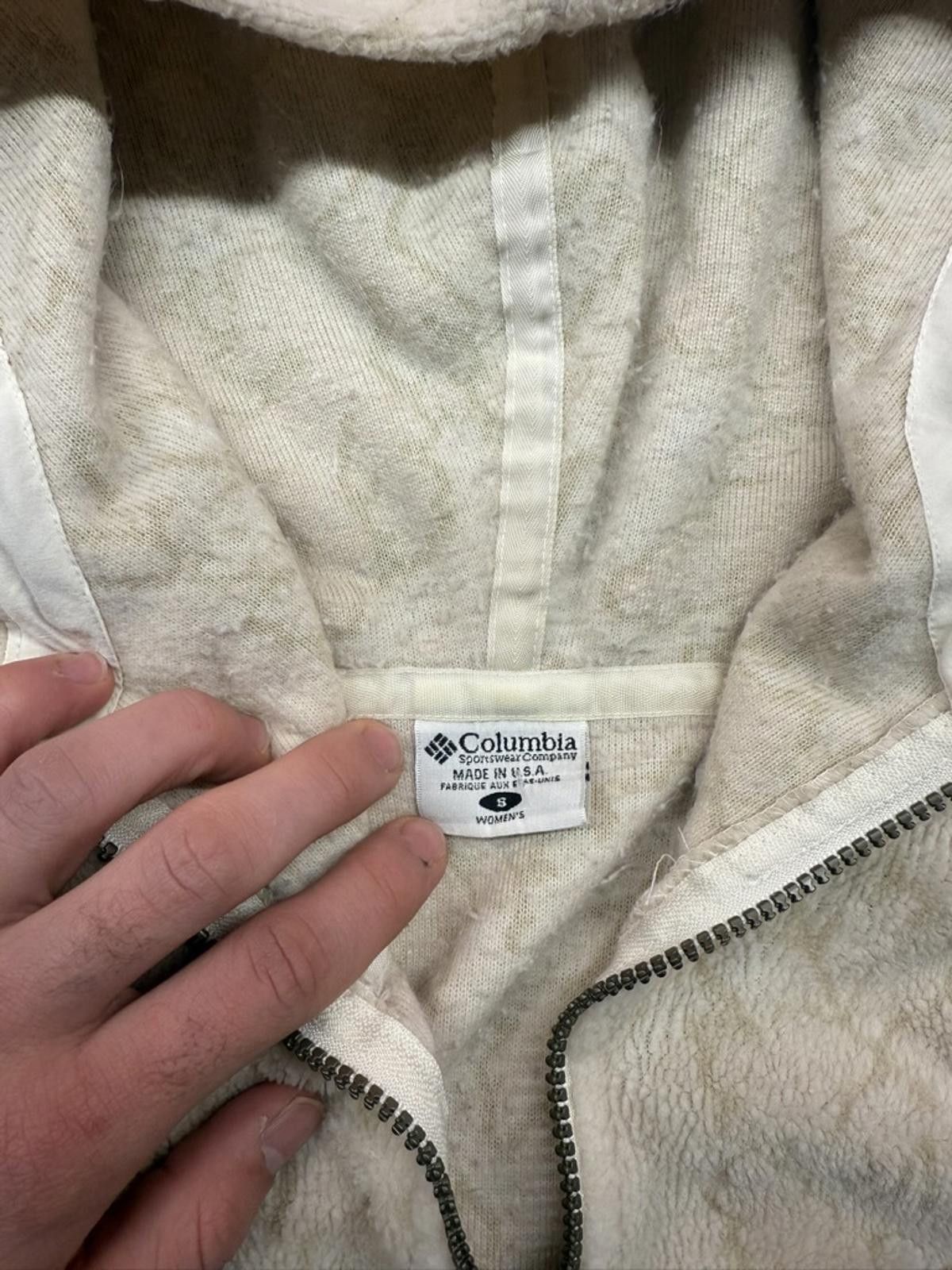 Columbia Vintage 90s USA Columbia Womens Full-Zip Fleece Jacket Size S / US 4 / IT 40 - 3 Thumbnail