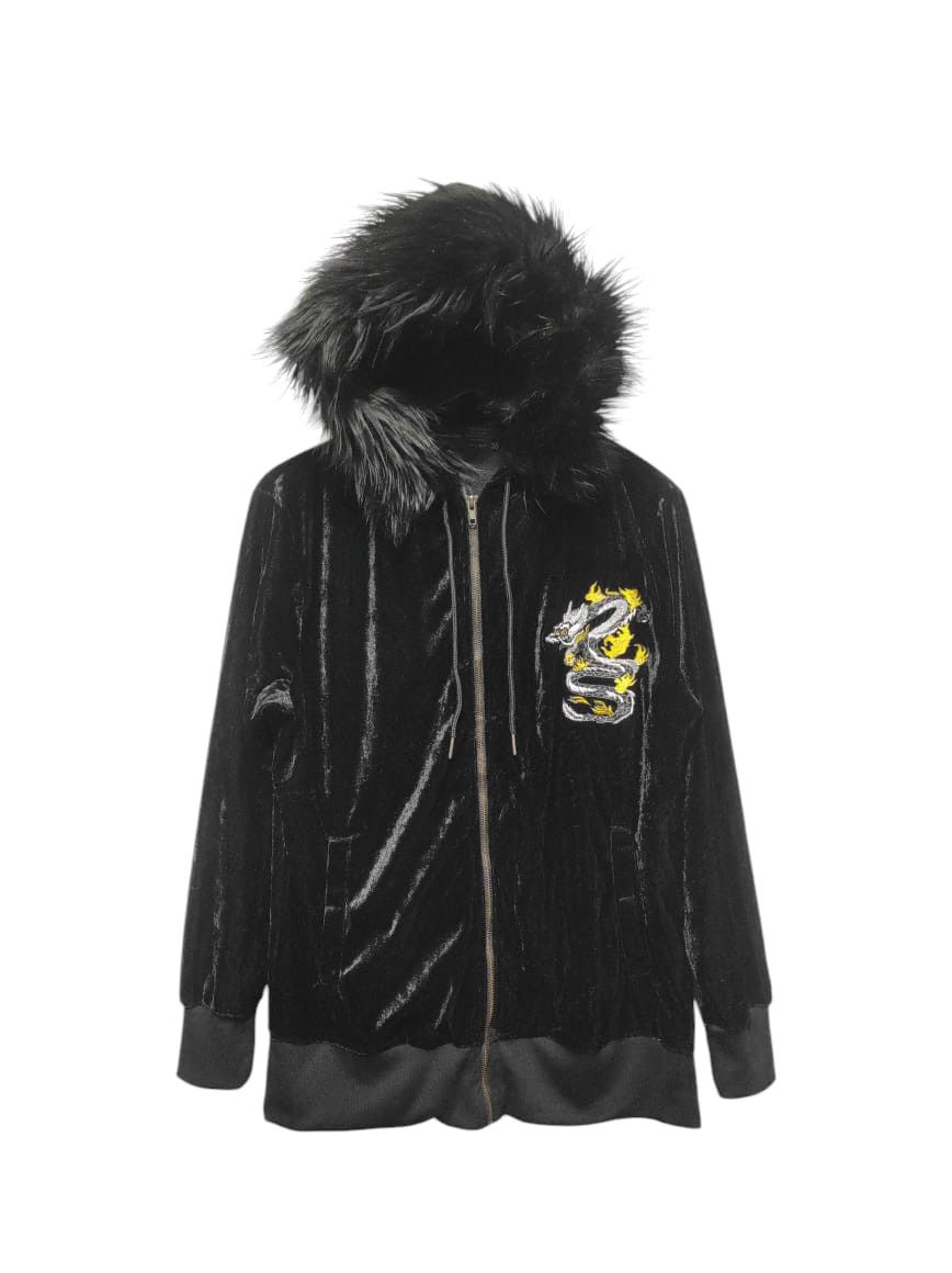 If Six Was Nine Moven Pick Black Zipper Fur Hoodie Ifsixwasnine Lgb Style Size US M / EU 48-50 / 2 - 1 Thumbnail