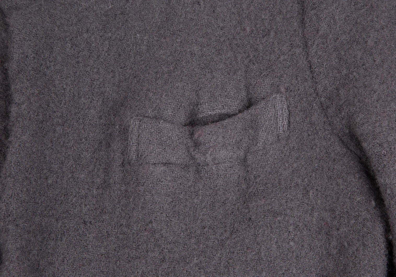 Comme des Garcons Homme Plus Wool Felted No-Collar Jacket in Gray Size M Size US M / EU 48-50 / 2 - 5 Thumbnail
