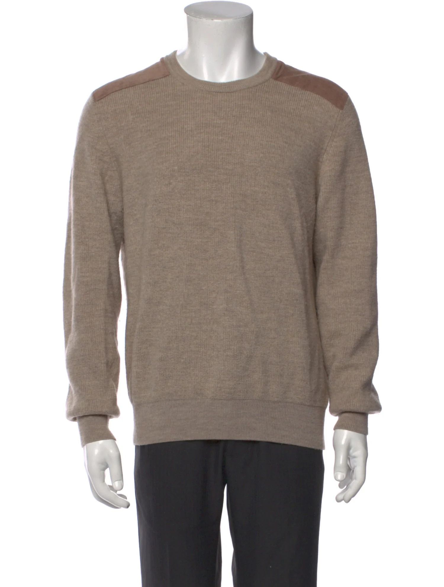 Bruno Magli Merino Wool Crew Neck Pullover Size US M / EU 48-50 / 2 - 1 Thumbnail