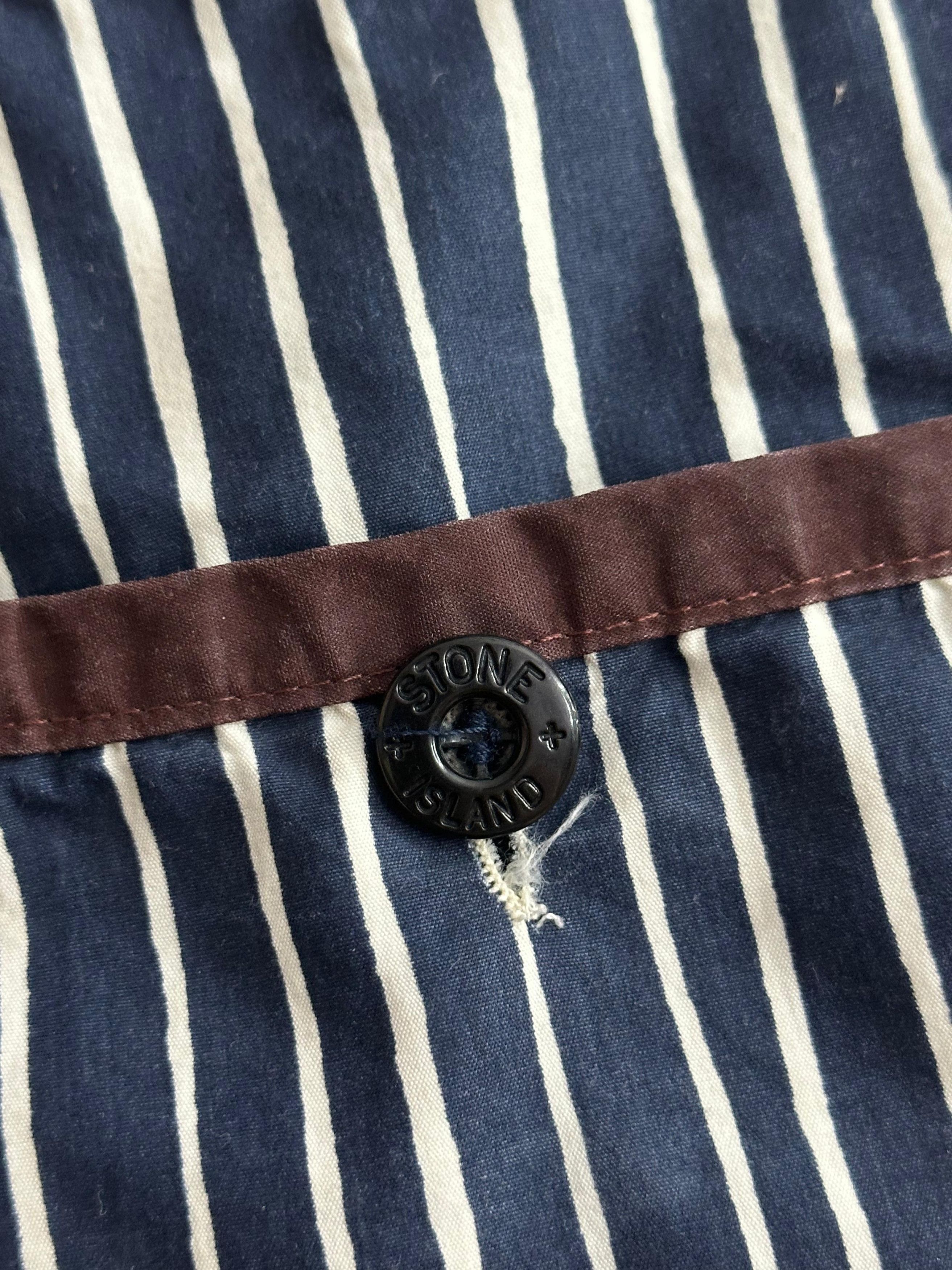 Stone Island × Vintage CC000013 Stone Island 2003 Archive Shorts in Blue White Size US 32 / EU 48 - 4 Thumbnail