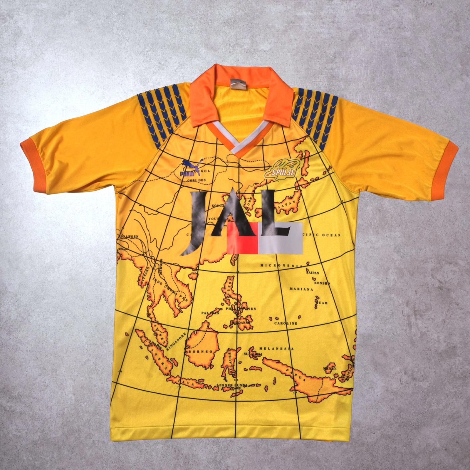 Puma 1992/93 Shimizu S-Pulse Home Shirt Puma J-League (S/M) Size US M / EU 48-50 / 2 - 1 Thumbnail