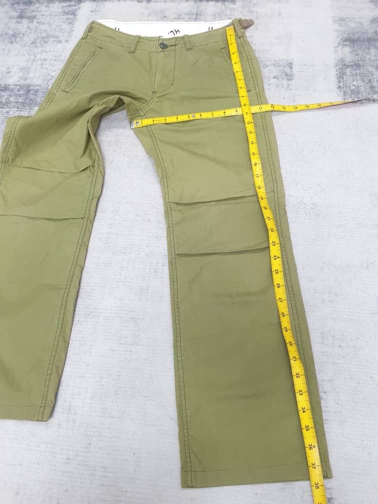 Margaret Howell Margaret Howell green olive pant Size US 29 - 11 Thumbnail