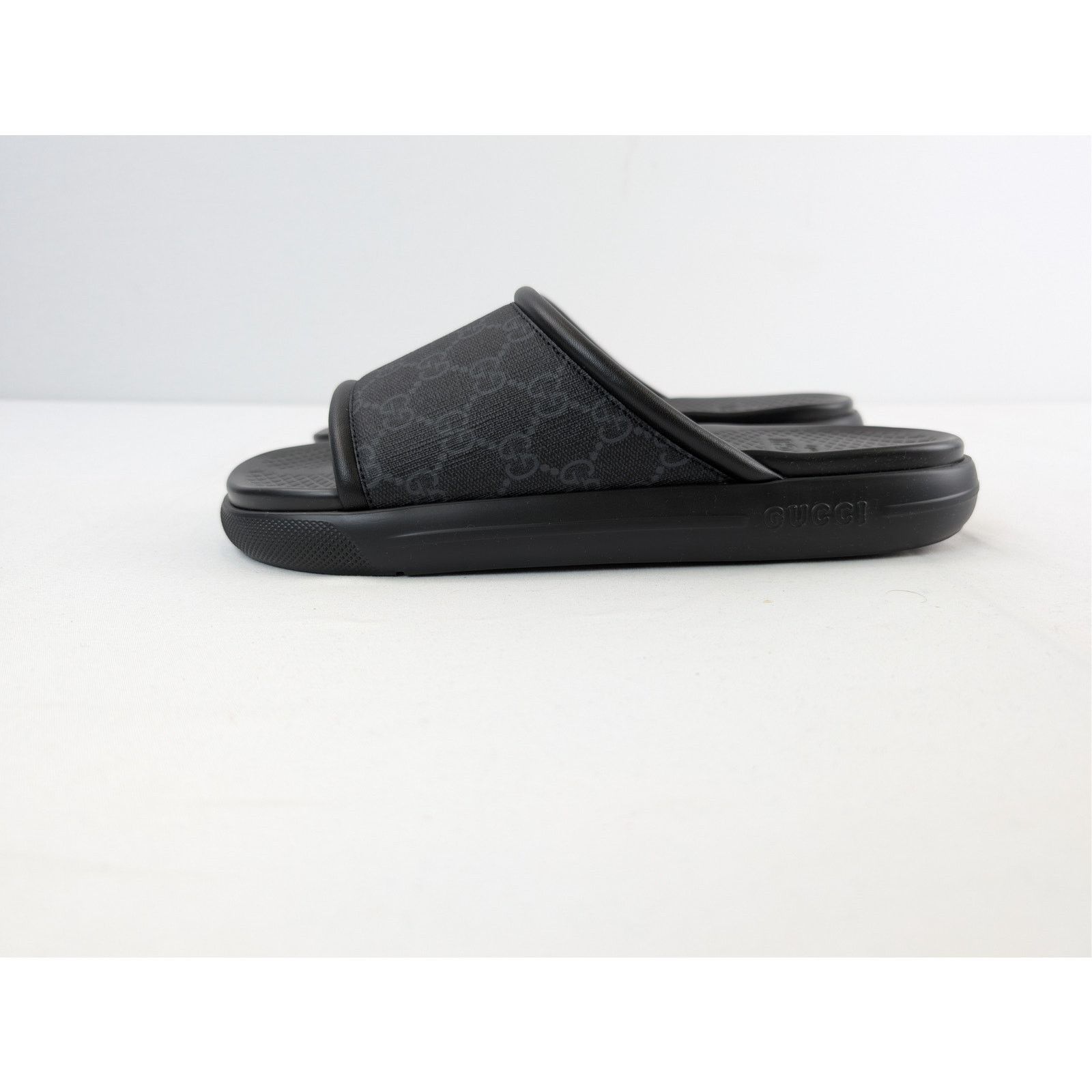 Gucci o1rshd1 Pursuit Supreme Slide Sandals Slippers in Black Size US 7.5 / EU 40-41 - 10 Thumbnail