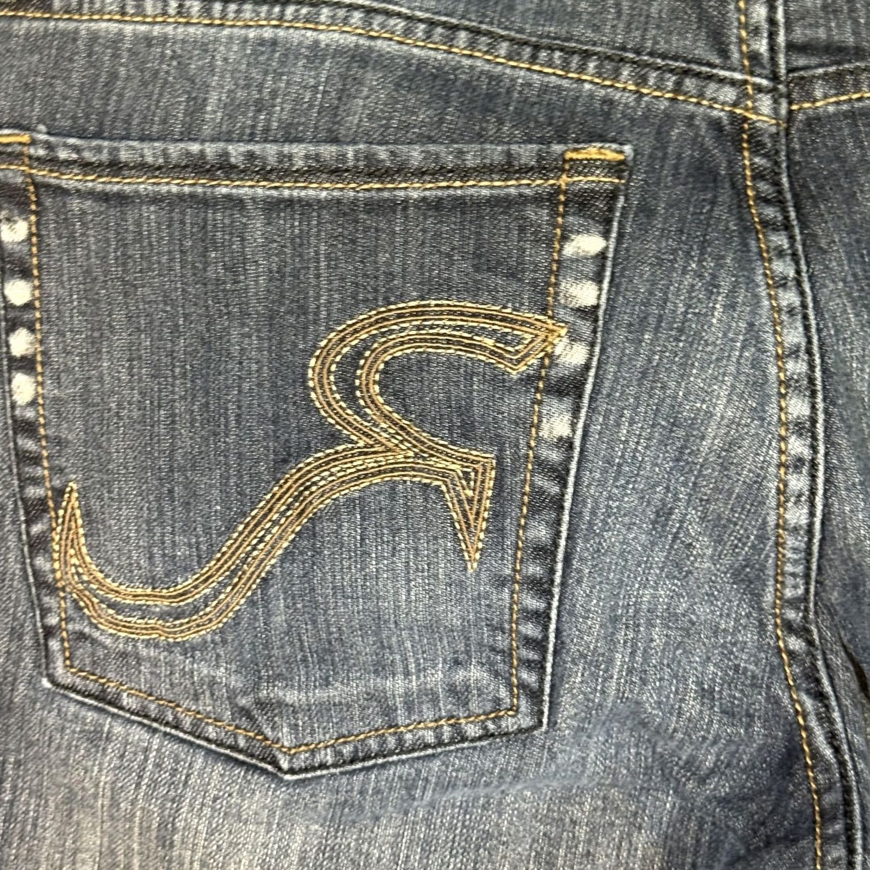 Vintage Rock & Republic Stinger Jeans Mens 34x32 Blue Embroidered Stretch Denim Size US 34 / EU 50 - 3 Thumbnail