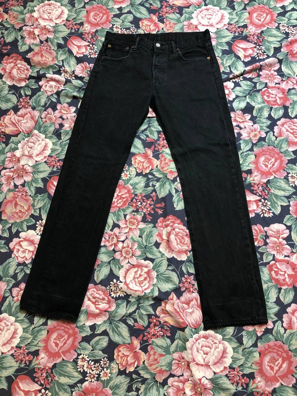 Levi's Vintage Levi's Red Tab Black Denim Jeans Size US 30 / EU 46 - 24 Thumbnail