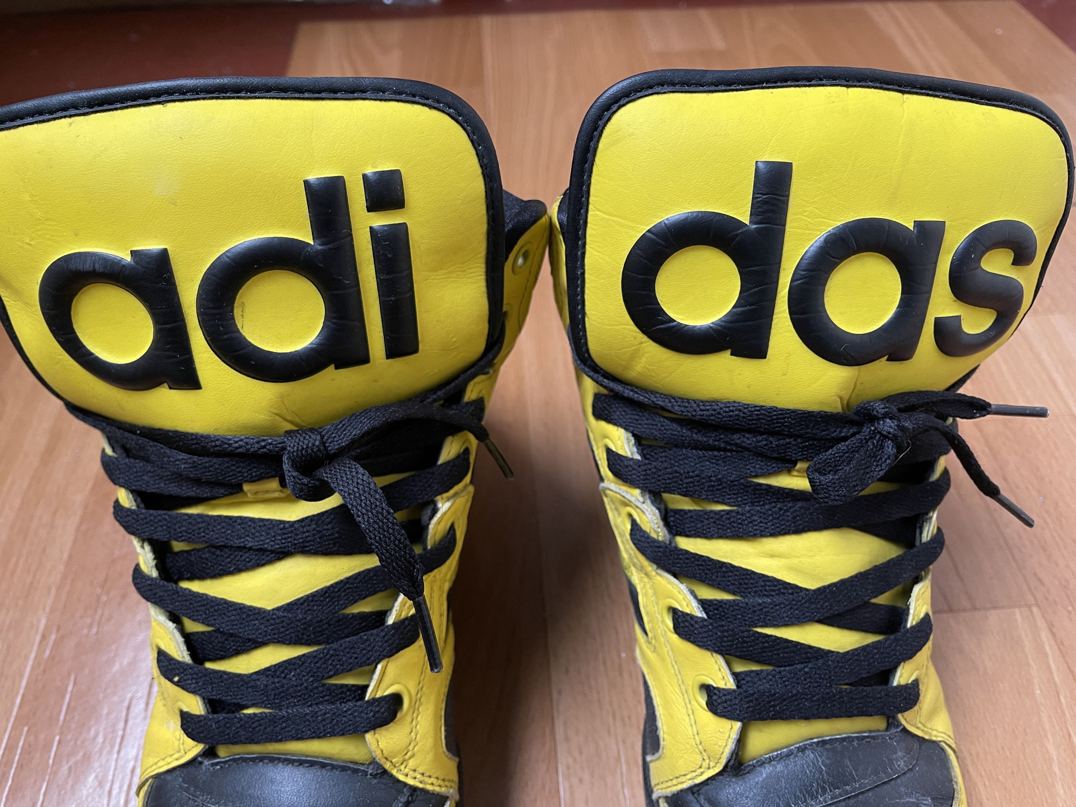 Adidas × Jeremy Scott Adidas sneakers Jeremy Scott Instinct Top shoes ObyO V24530 Size US 9.5 / EU 42-43 - 8 Thumbnail