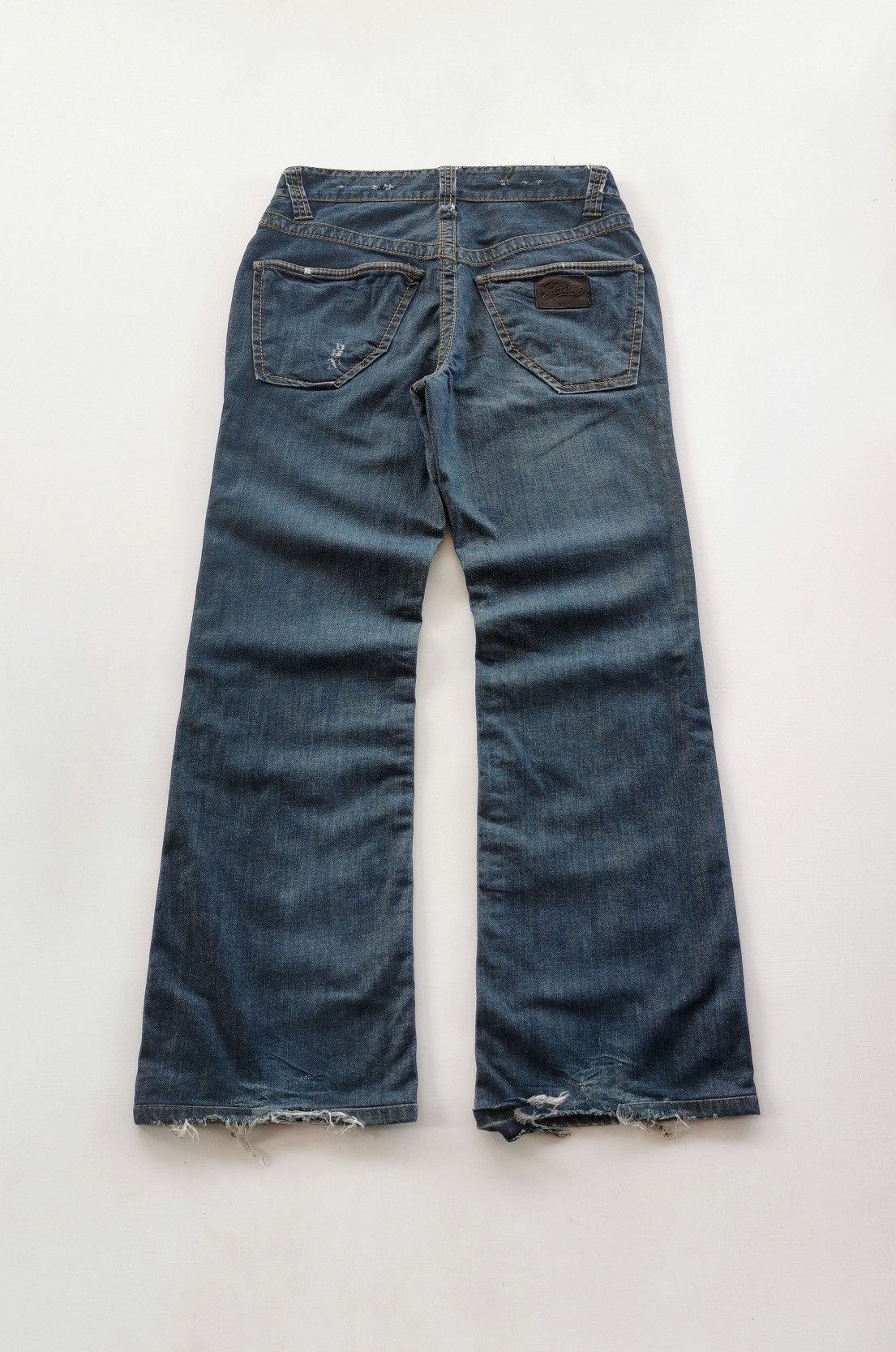 Stitch's Jeans Loose Bootcut Stitch Alabama Thunder Distressed Jeans Size US 30 / EU 46 - 4 Thumbnail