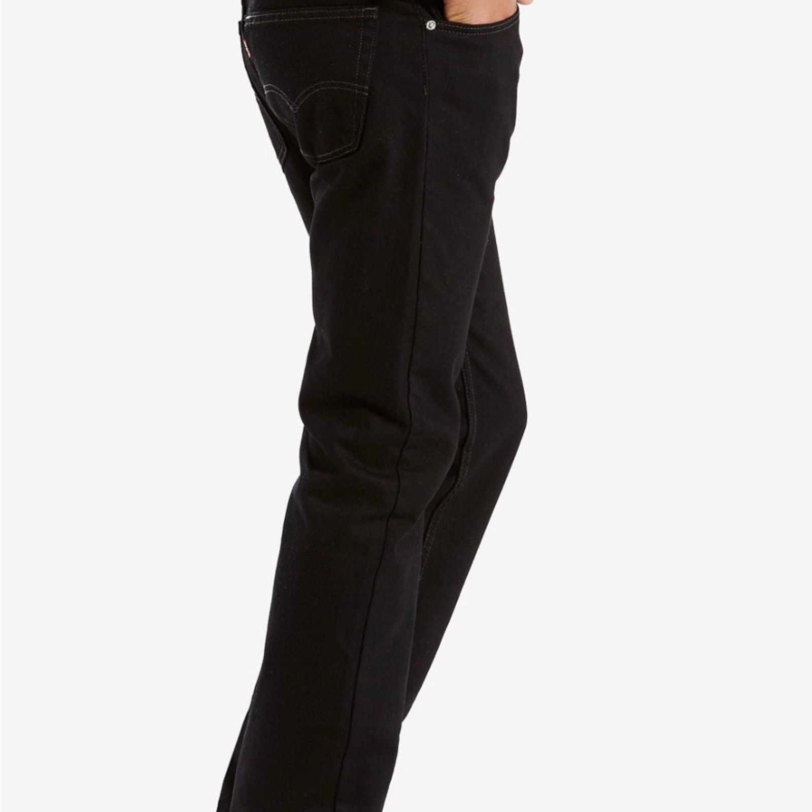 Levi's Levi’s men’s jeans 33x32 All black 505 style Size US 33 - 2 Thumbnail