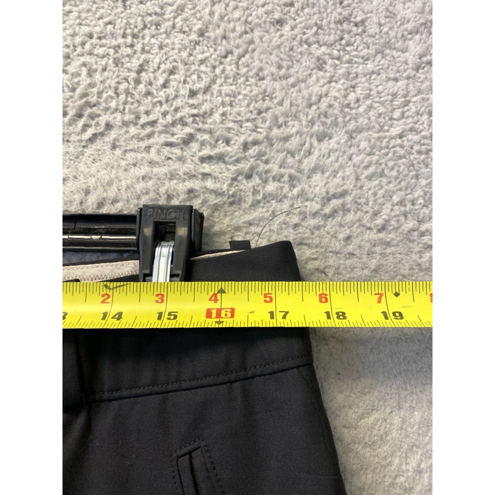 Banana Republic VINTAGE Banana Republic Martin-Fit Wide-Leg Pants Women 10 Black Cropped Pockets Dress Pants Size 32" / US 10 / IT 46 - 4 Thumbnail