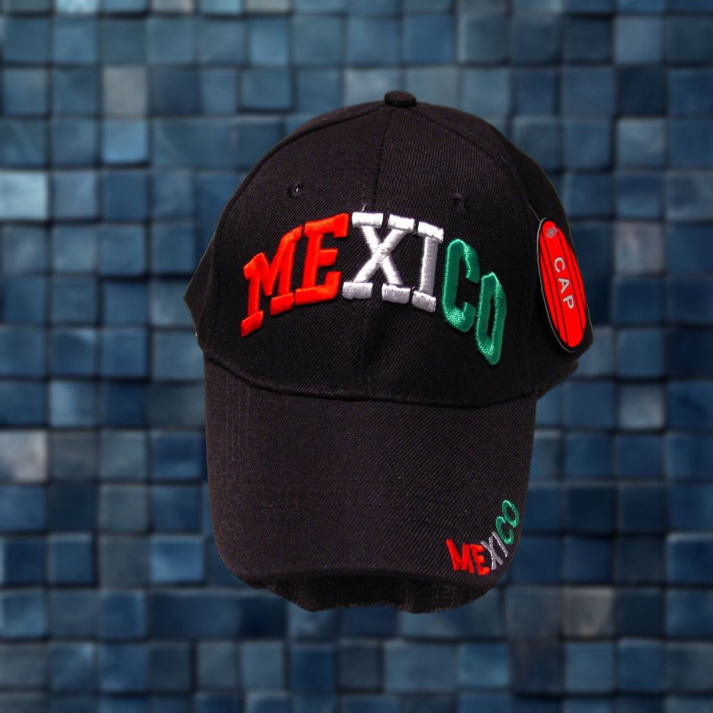 Vintage MEXICO #10 BASEBALL CAP Black Adjustable Men Cap Baseball Unbranded Velcro Size ONE SIZE - 1 Thumbnail
