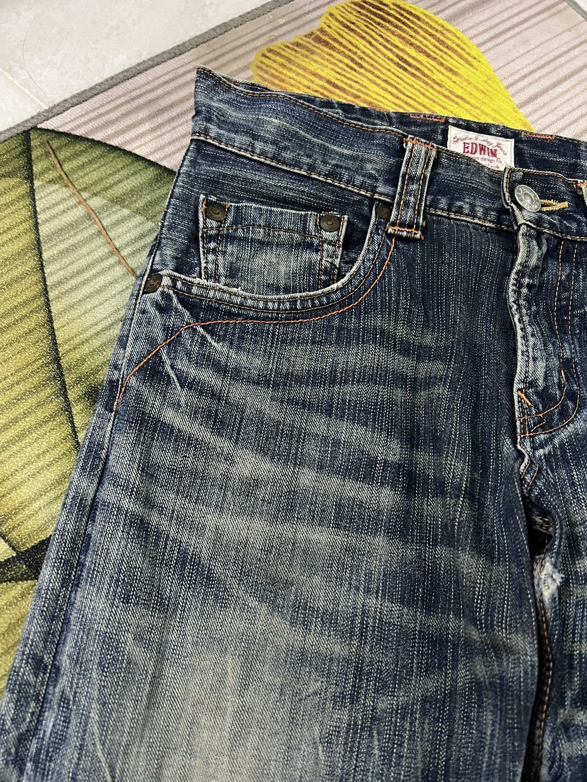 Edwin × If Six Was Nine × Jean 💥FLARE💥EDWIN EXCLUSIVE VINTAGE XV DISTRESSED JEANS Size US 29 - 8 Thumbnail