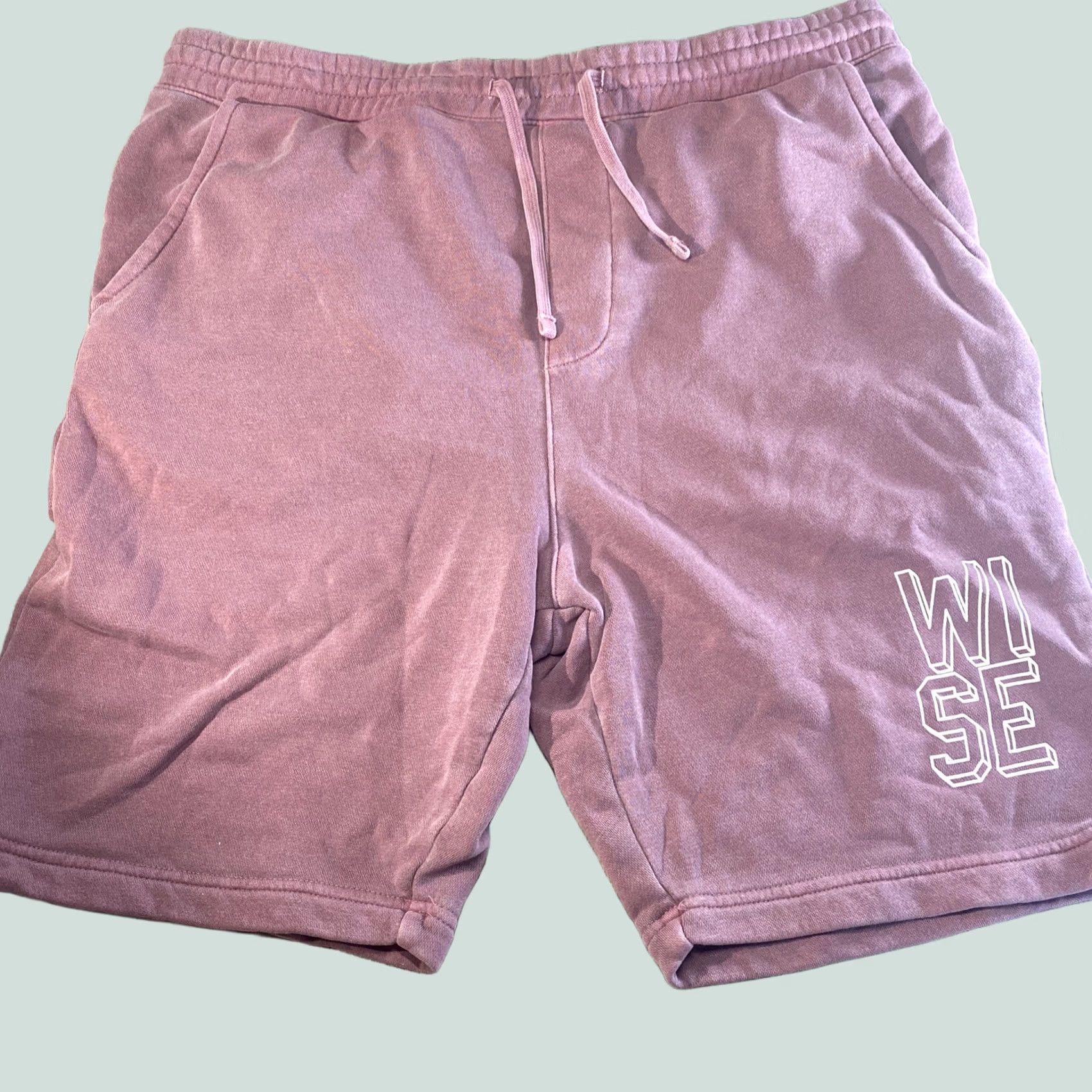 Vintage Wise Men's Shorts XL Lavender Activewear Sweat Xlarge Regular Size US Mens Size US 36 / EU 52 - 1 Thumbnail