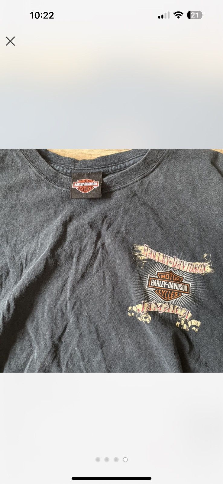 Harley Davidson Vintage Jamaica Harley Davidson T shirt Size US L / EU 52-54 / 3 - 3 Thumbnail