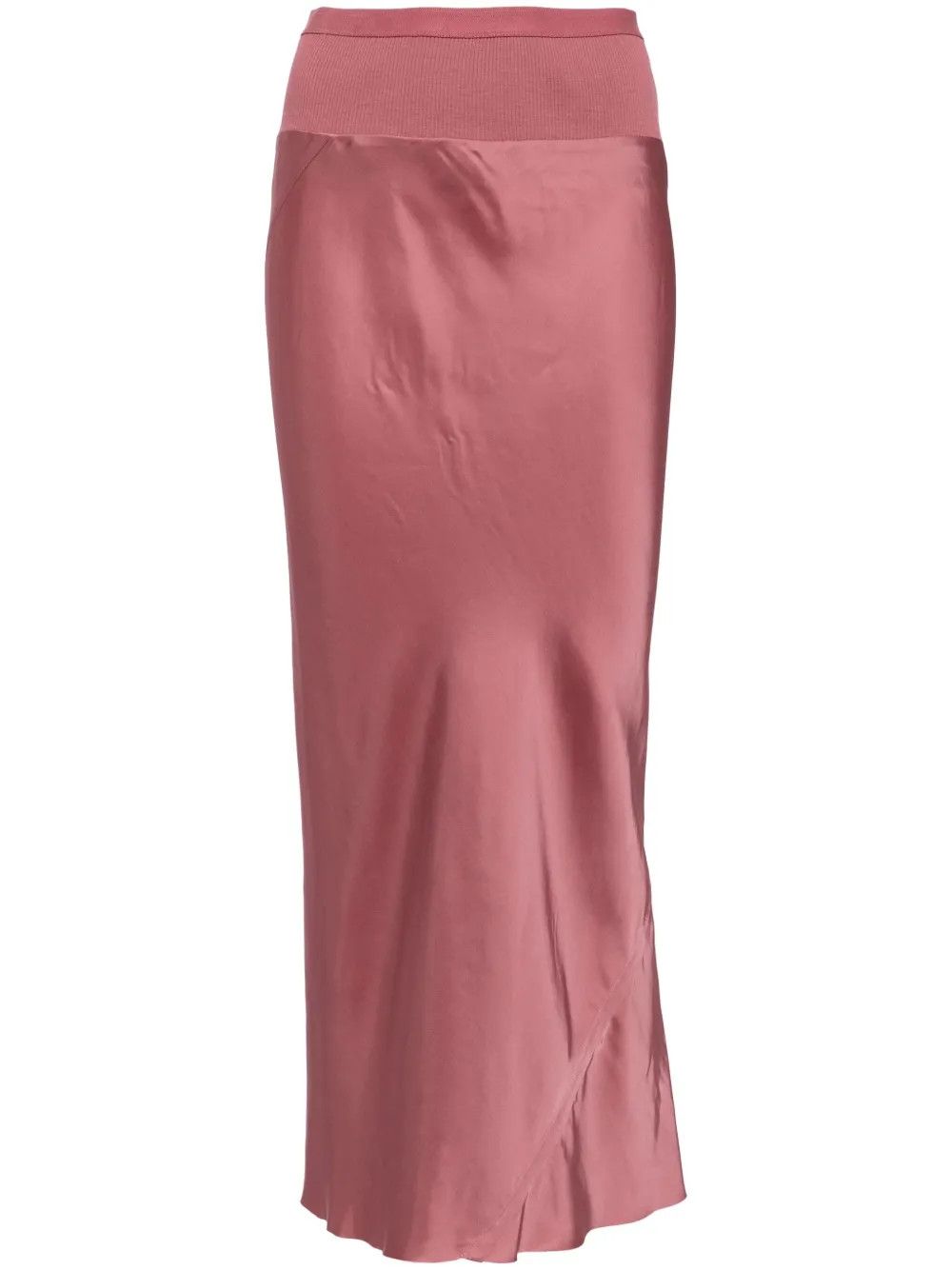 Rick Owens o1y0126 Maxi Skirt in Antique Rose Size 27" / US 4 / IT 40 - 1 Thumbnail
