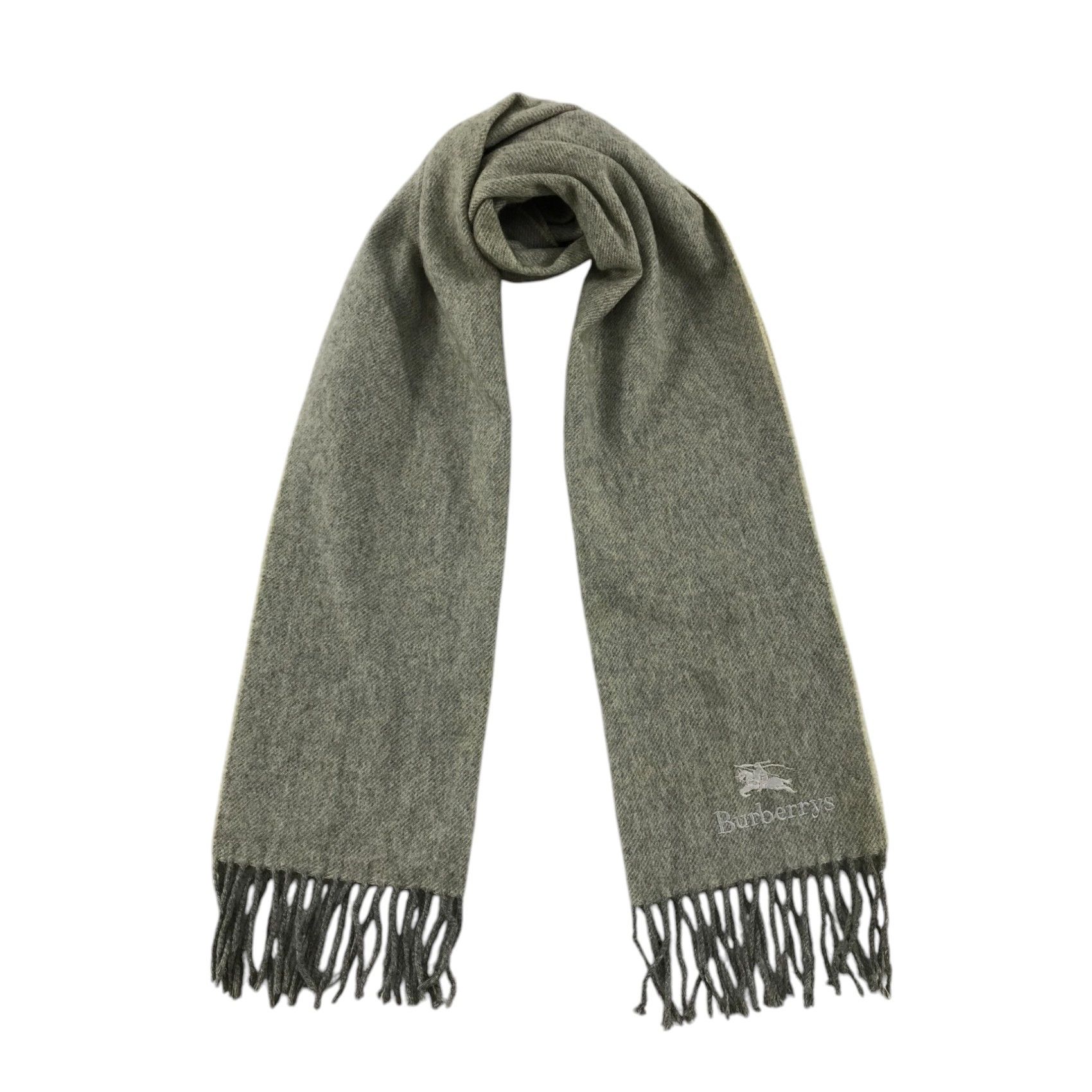 Burberry × Vintage Burberry Scarf / Muffler / Neckwear - WW1358 Size ONE SIZE - 1 Thumbnail