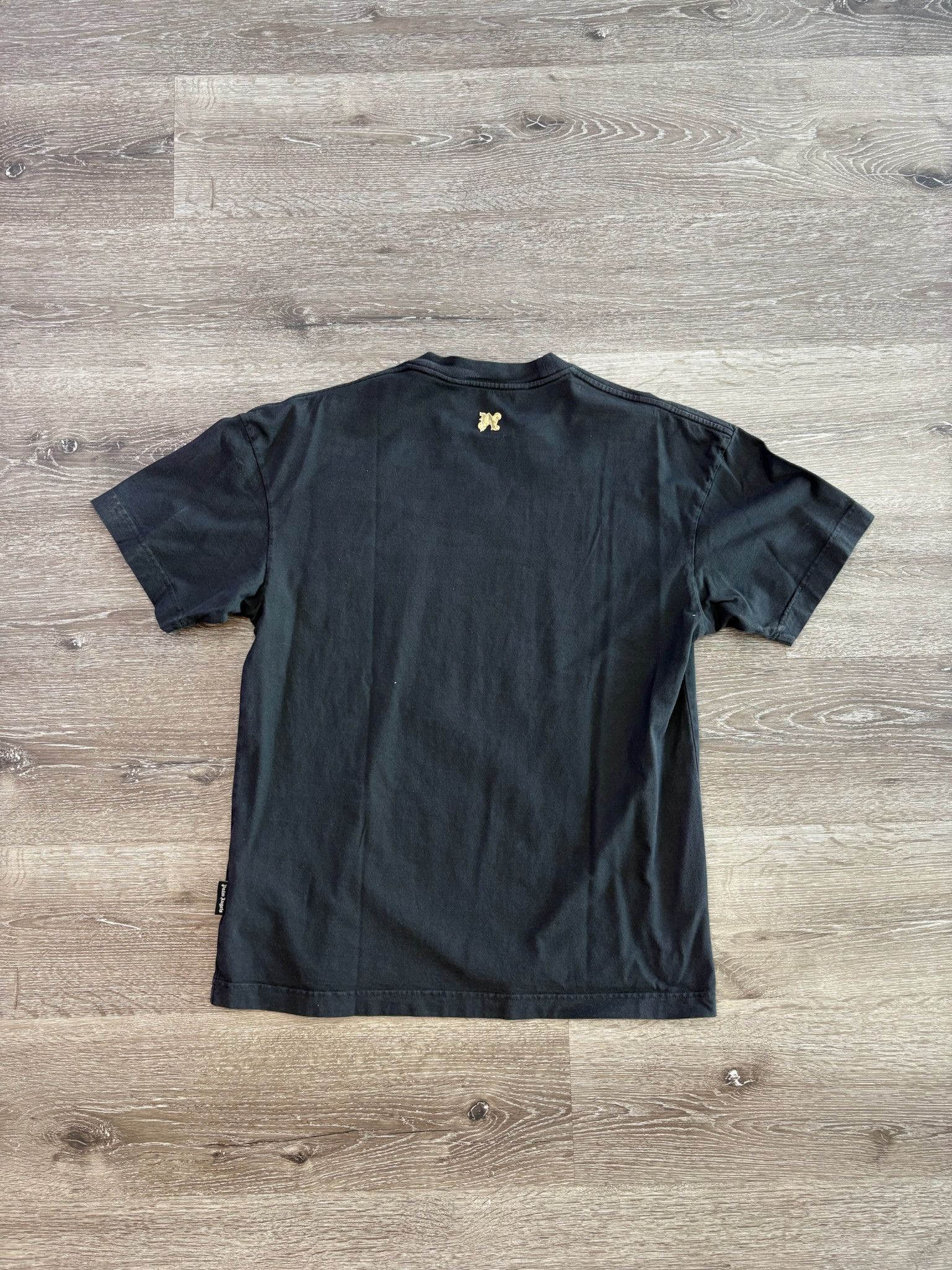 Palm Angels Palm Angels "Burning Monogram" T-Shirt (Black/Gold) Size US S / EU 44-46 / 1 - 2 Thumbnail