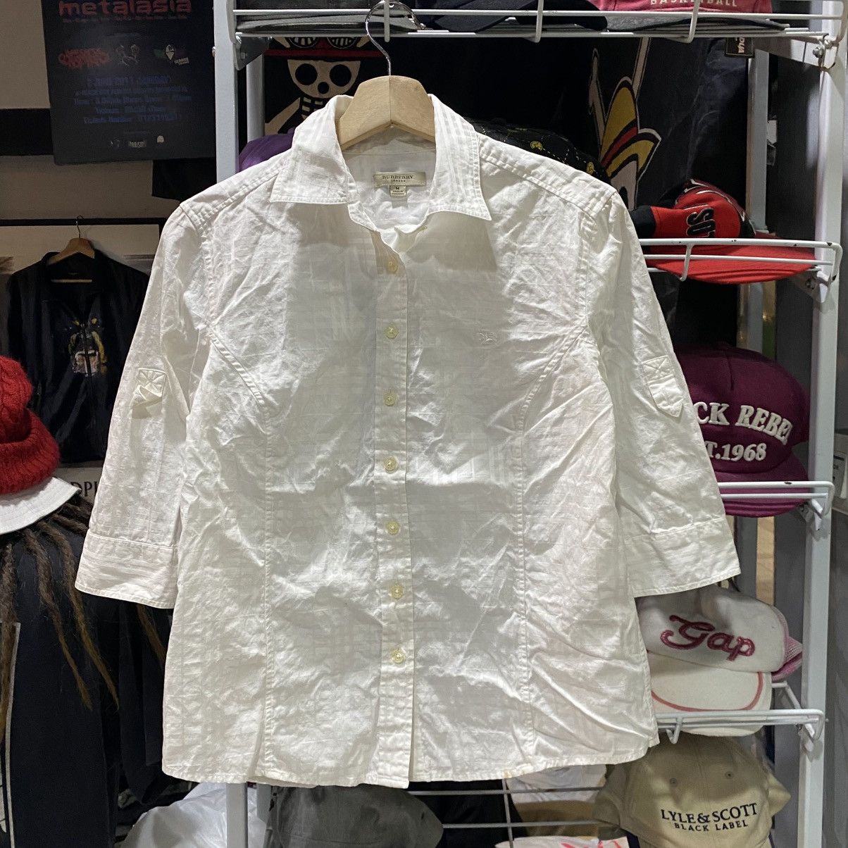 Burberry Burberry London Nova Check Shirt Button Up 3/4 Sleeves Size M / US 6-8 / IT 42-44 - 1 Thumbnail