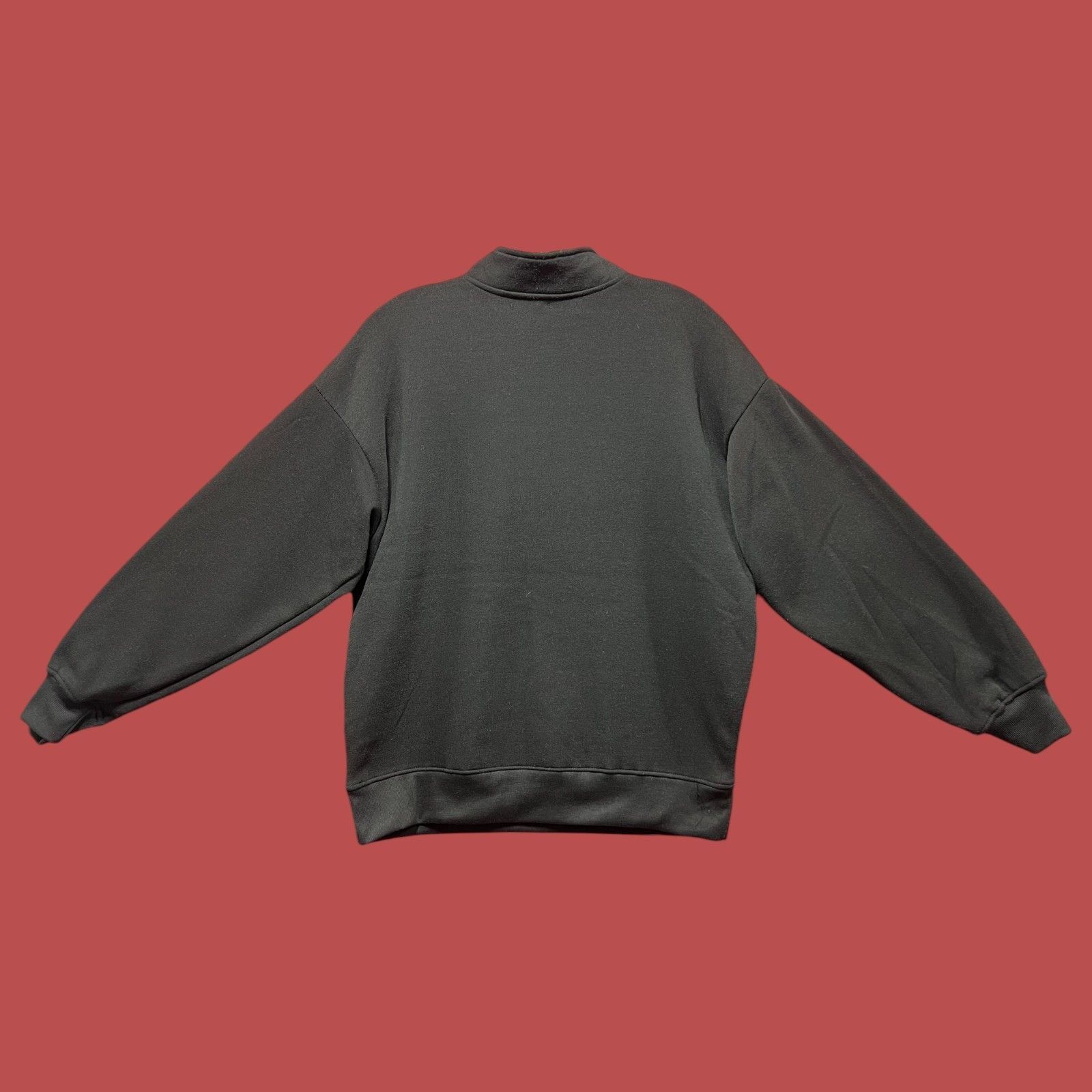Other Love Streak - Unisex Long Sleeve Half Zip Sweatshirt - Black Size S / US 4 / IT 40 - 2 Thumbnail