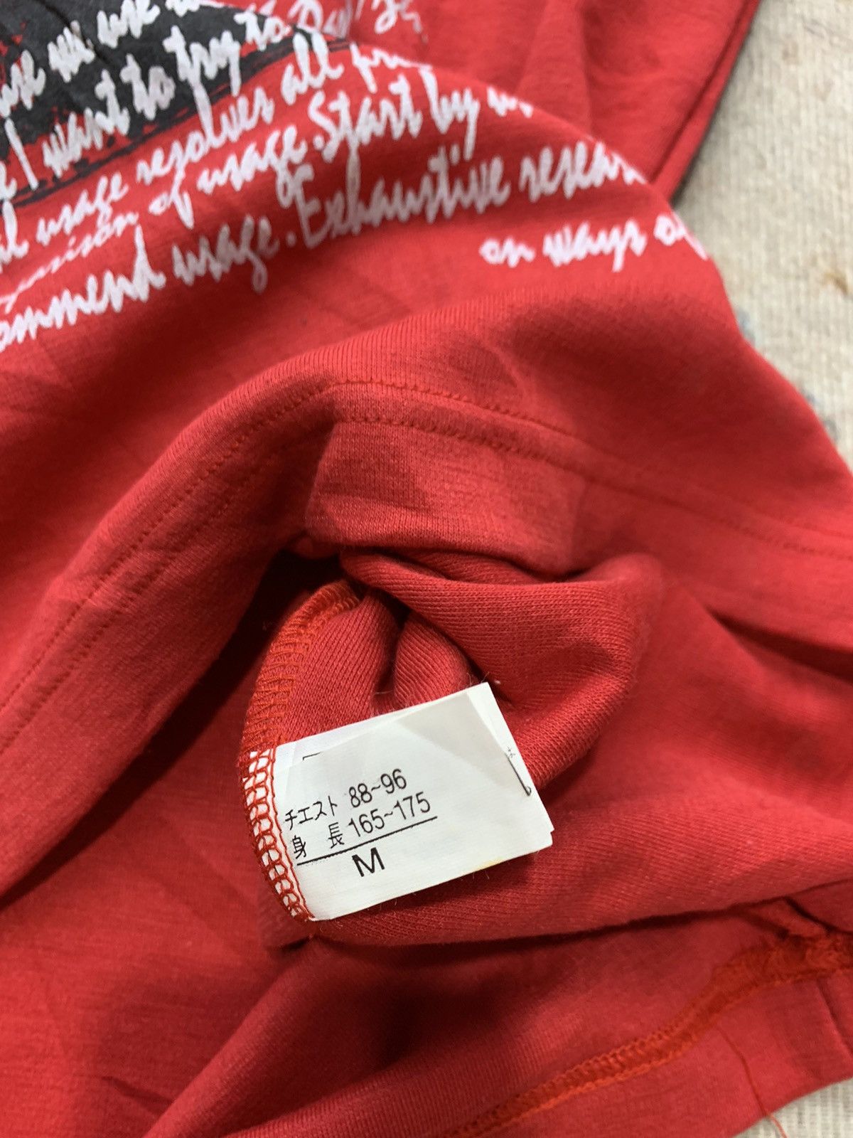 If Six Was Nine JAPANESE GOTHIC RED GRUNGE THE U.K PUNK LONG SLEVEE Size US M / EU 48-50 / 2 - 5 Thumbnail