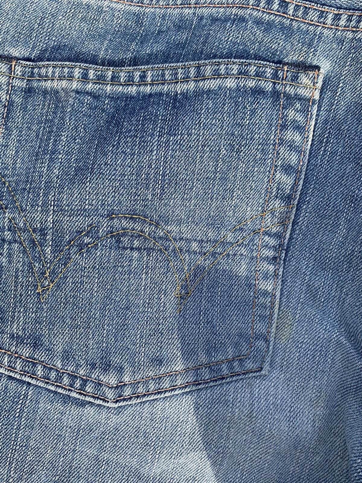 Kapital VINTAGE EDWIN 505XX SELVEDGE FADED JAPANESE DISTRESSED DENIM Size US 34 / EU 50 - 21 Thumbnail