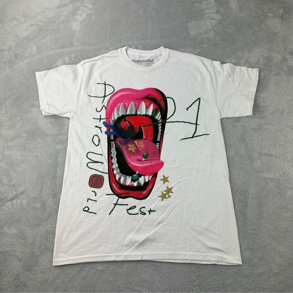 Travis Scott Travis Scott Men's Size Small Astroworld 2021 Festival Size US S / EU 44-46 / 1 - 1 Thumbnail