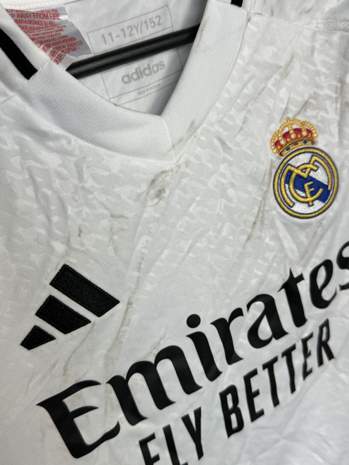 Adidas KIDS New Real Madrid 24/25 Home Football Jersey T-Shirt Size US XS / EU 42 / 0 - 6 Thumbnail