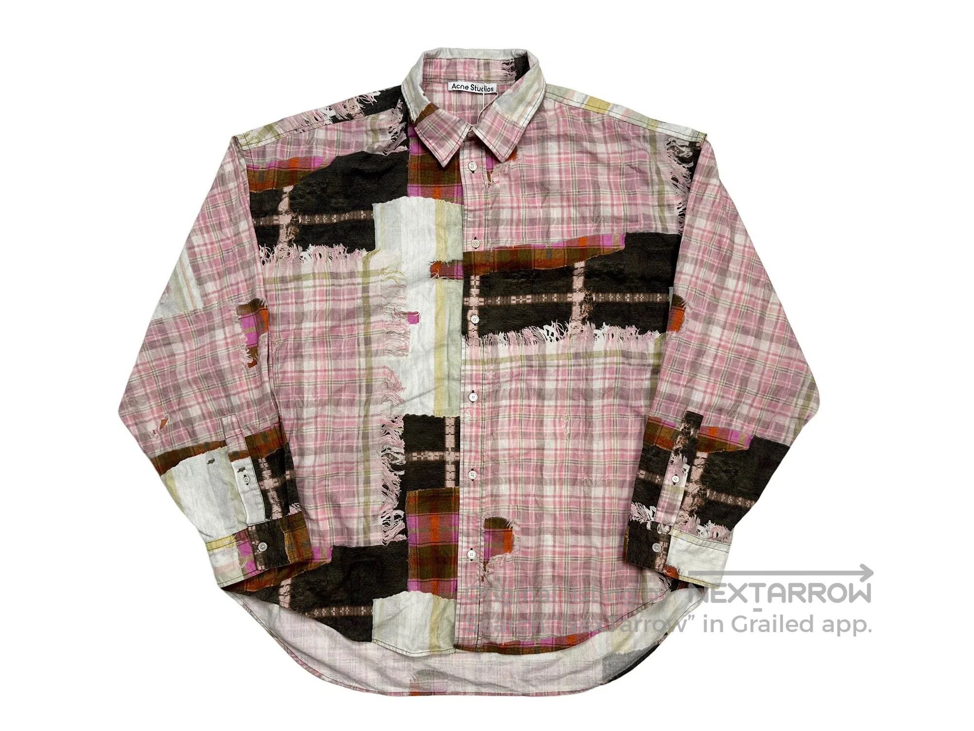Acne Studios Acne Studios 3D Digital Printed Pink Checkered Oversized S Size US M / EU 48-50 / 2 - 1 Thumbnail