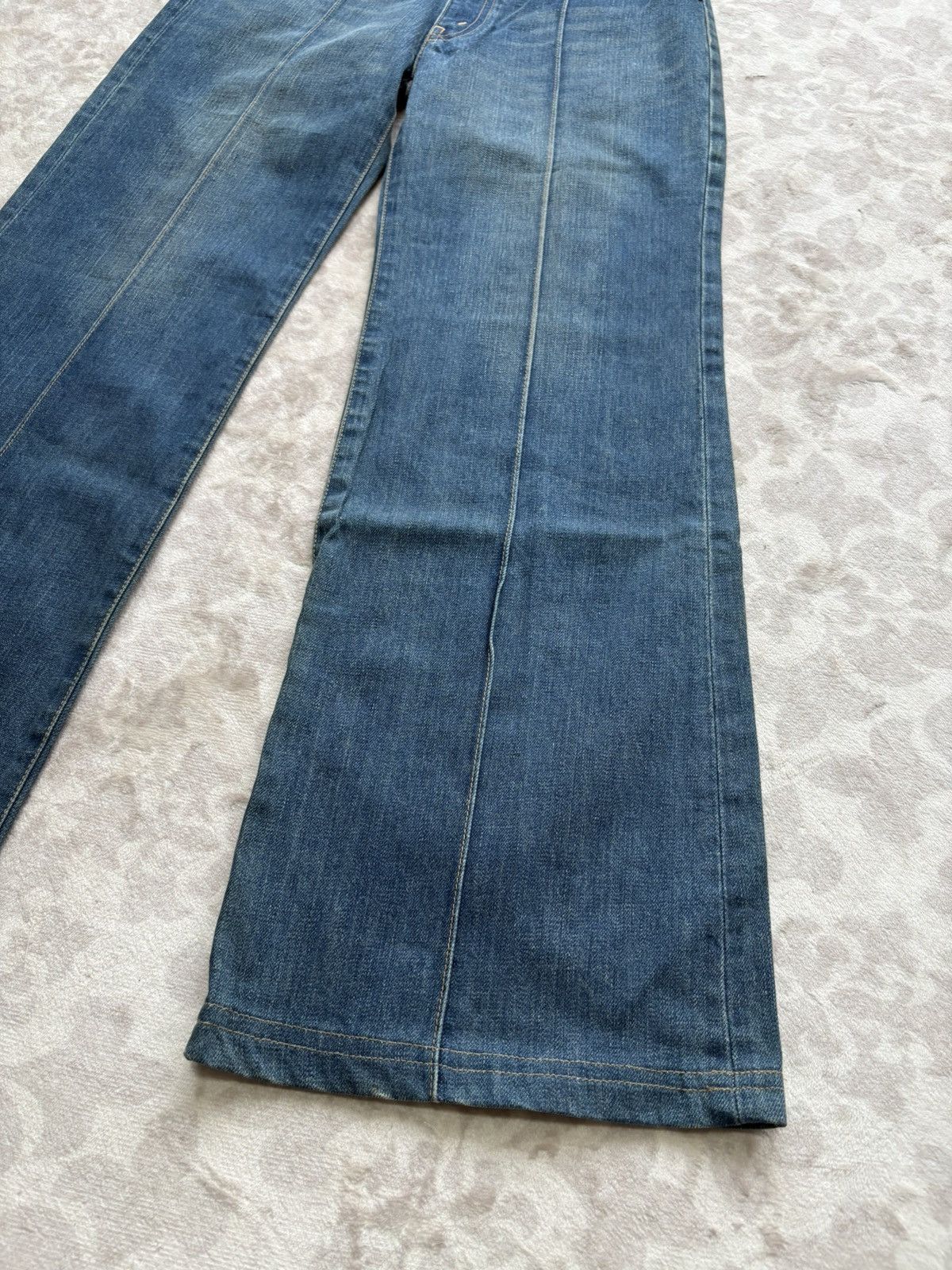 Levi's W29 Vtg Levis Flare Double Button Size US 29 - 3 Thumbnail