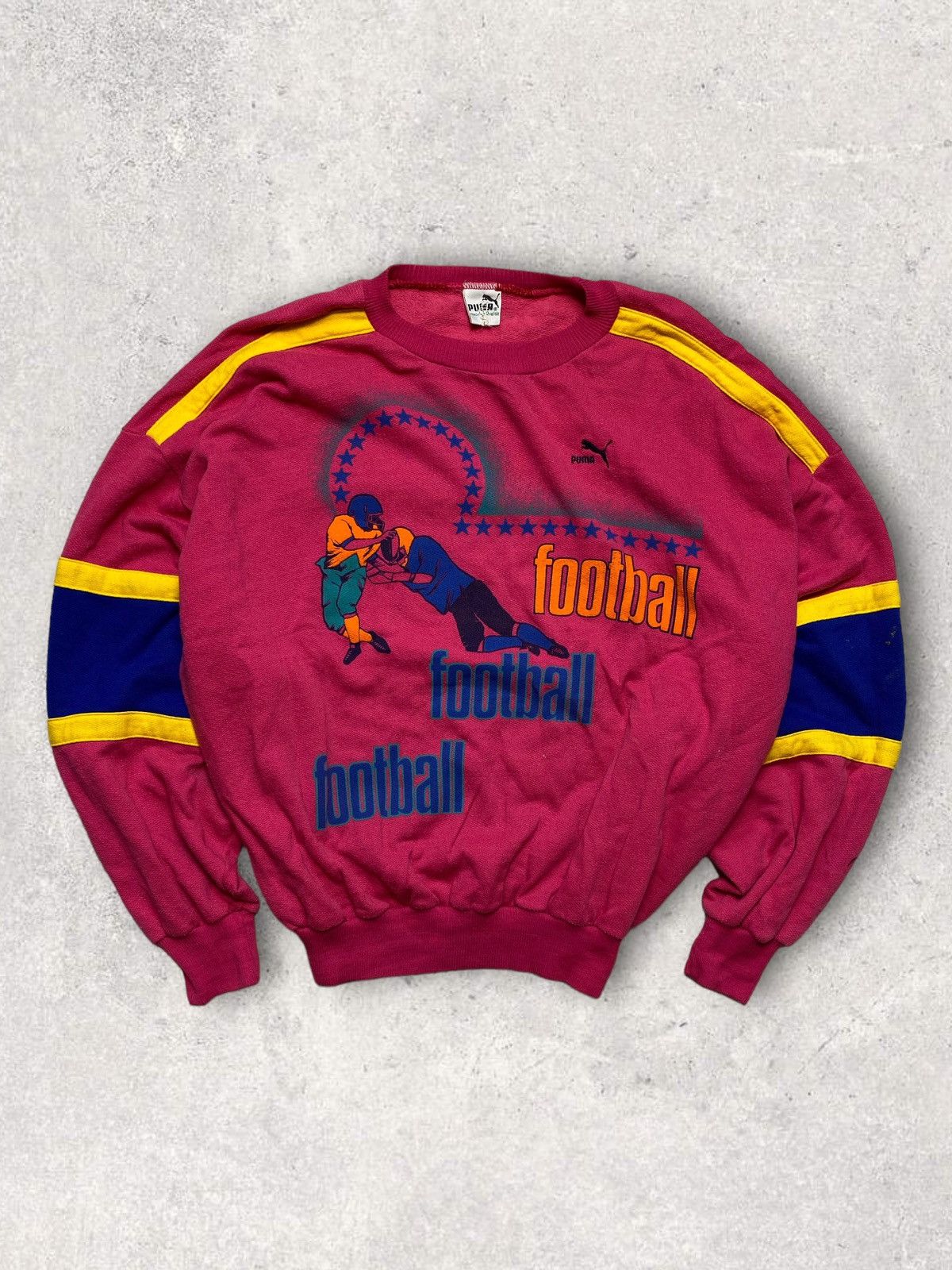 Puma × Vintage 90s Puma very rare vintage crewneck hoodie football USA Size US XXL / EU 58 / 5 - 1 Thumbnail