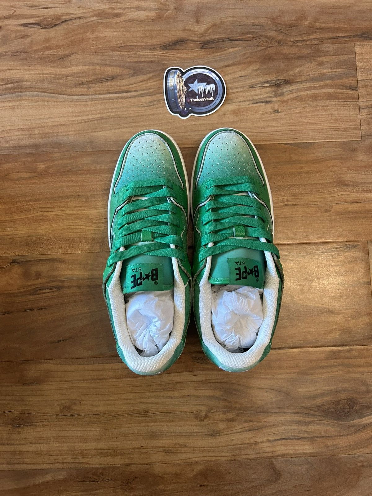 Bape NEW Bape Green Skatestas Size US 9.5 / EU 42-43 - 5 Thumbnail