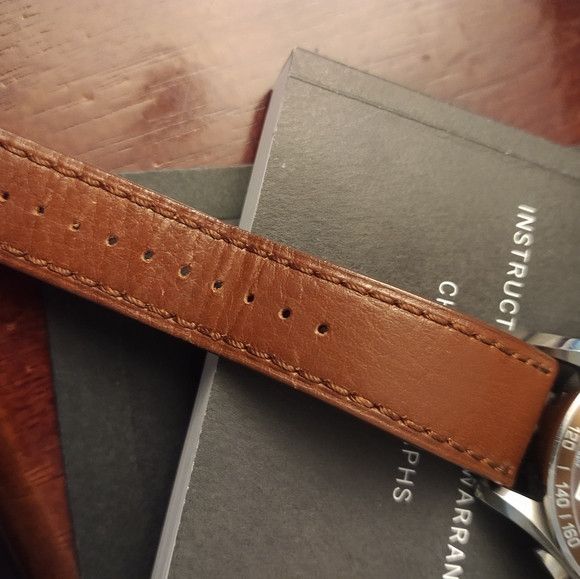 Victorinox Victorinox Chrono Classic Brown Dial Leather Watch Size ONE SIZE - 6 Thumbnail