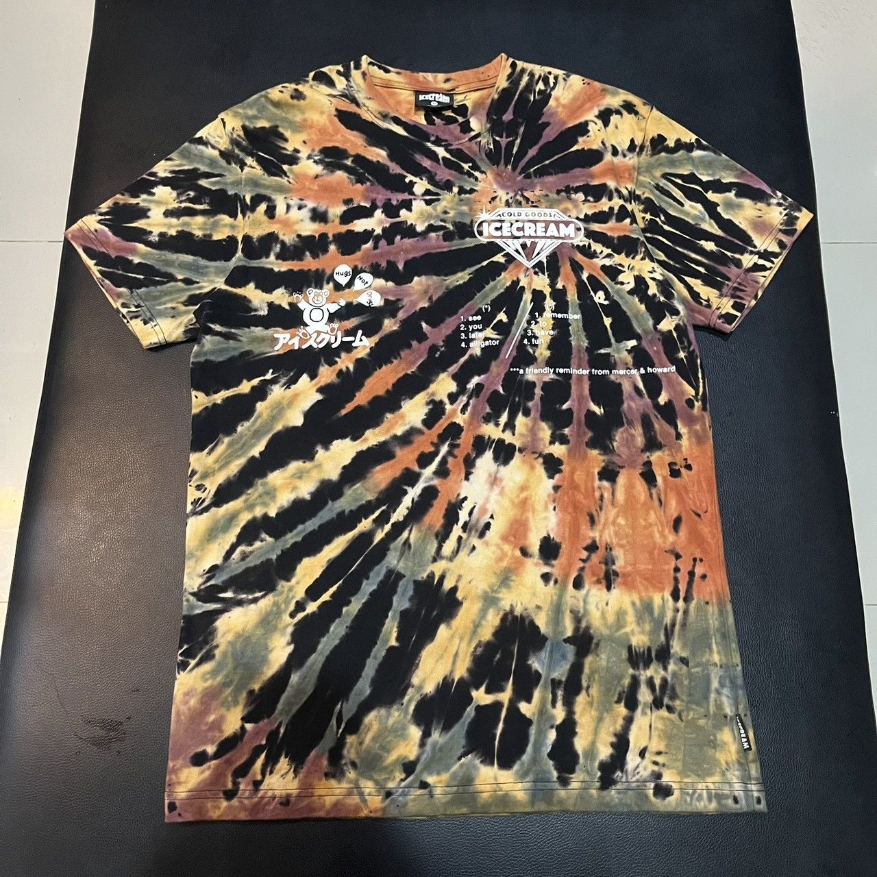 Icecream Ice Cream Billionaire Boys Club Hugs Tie Dye T Shirt Size US M / EU 48-50 / 2 - 1 Thumbnail