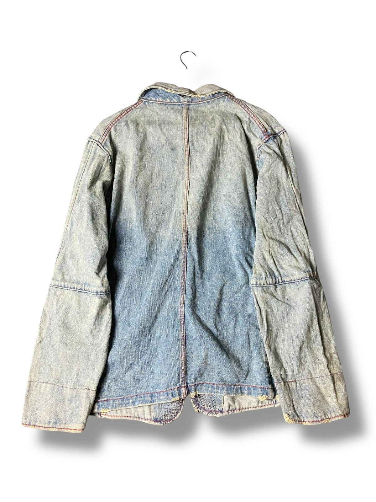 Japanese Brand Royal Blue Brand Denim Jeans Jacket (165) Size US L / EU 52-54 / 3 - 5 Thumbnail