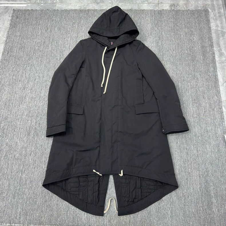 Rick Owens Rick Owens Hooded Long Coat in Black | Grailed Rick Owens Rick Owens Hooded Long Coat in Black | Grailed