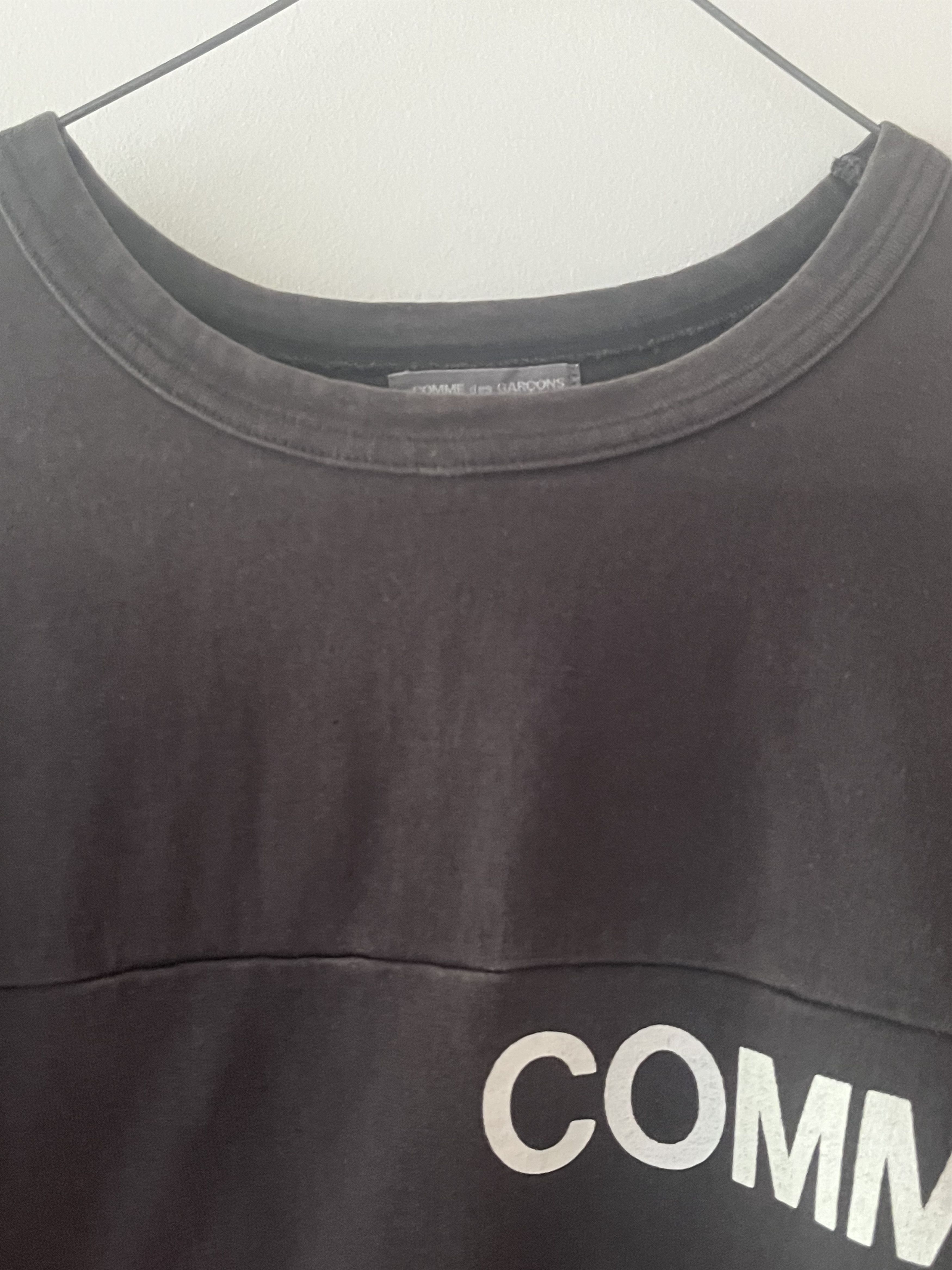 Comme des Garcons CDG Archive 2001 Split Logo Long Sleeve Size US M / EU 48-50 / 2 - 5 Thumbnail
