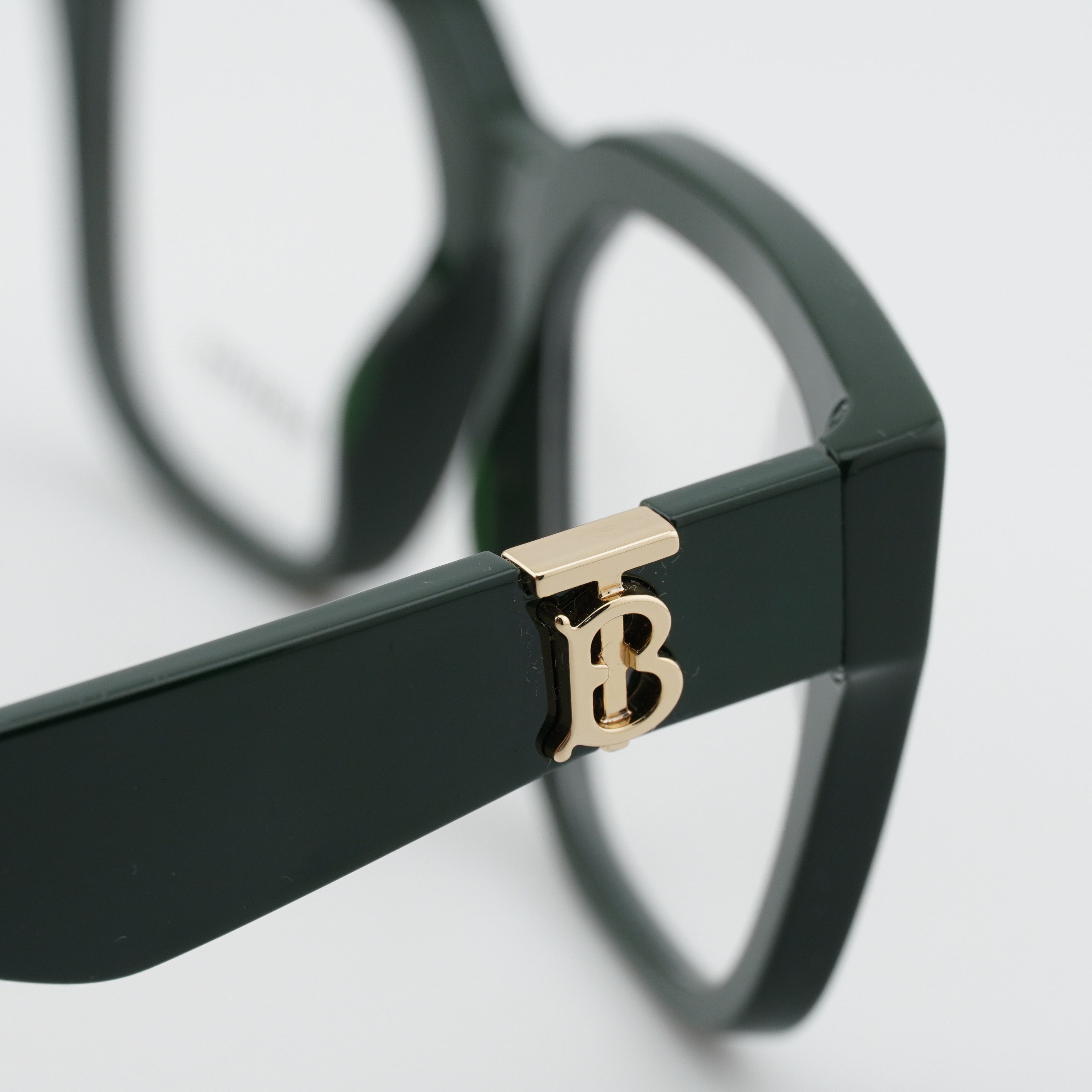 Burberry Burberry BE2403 4038 Eyeglasses Green 53mm Square Frame Size ONE SIZE - 6 Thumbnail