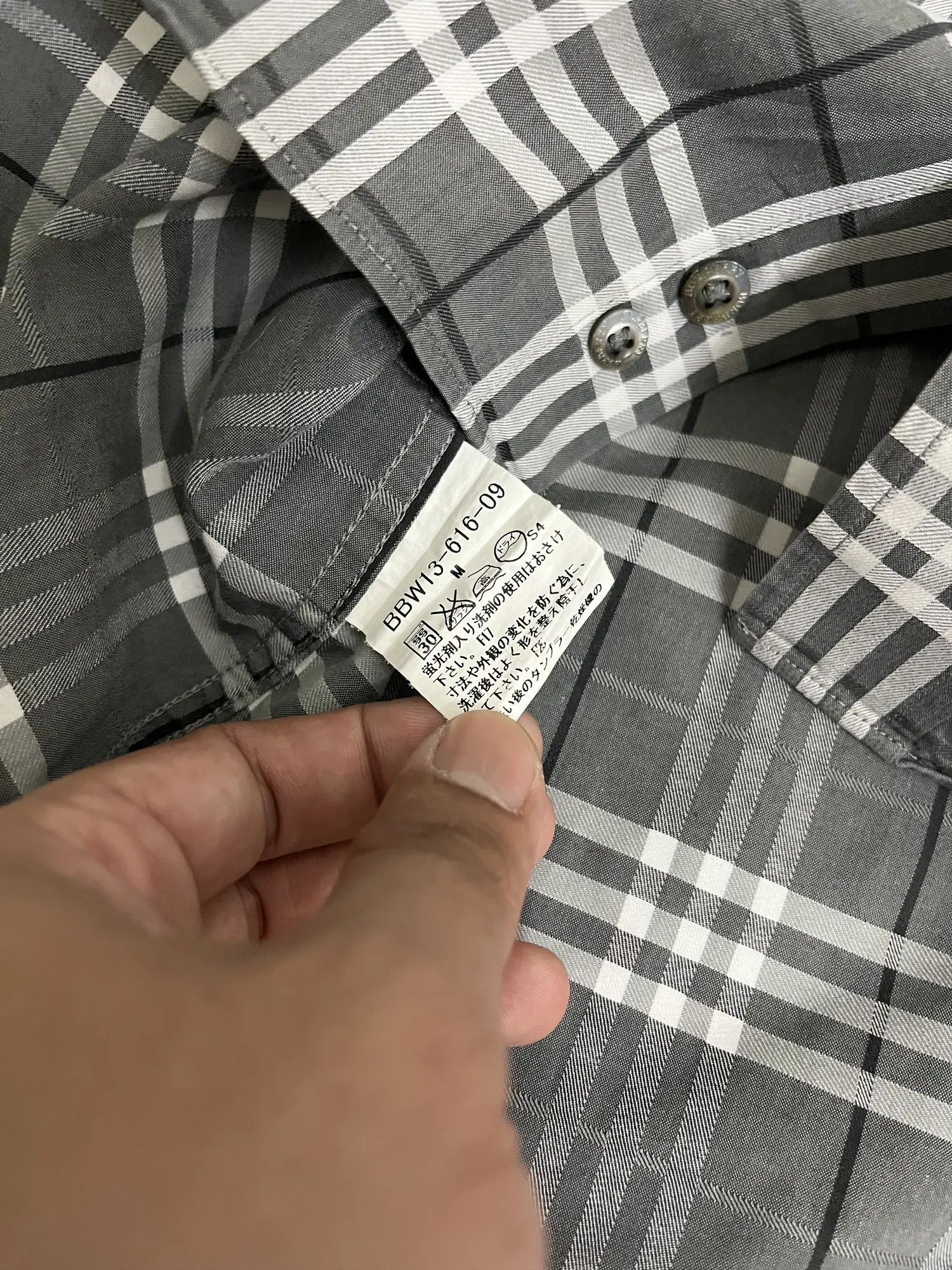Burberry Burberry Grey Nova Shirts Size US M / EU 48-50 / 2 - 13 Thumbnail