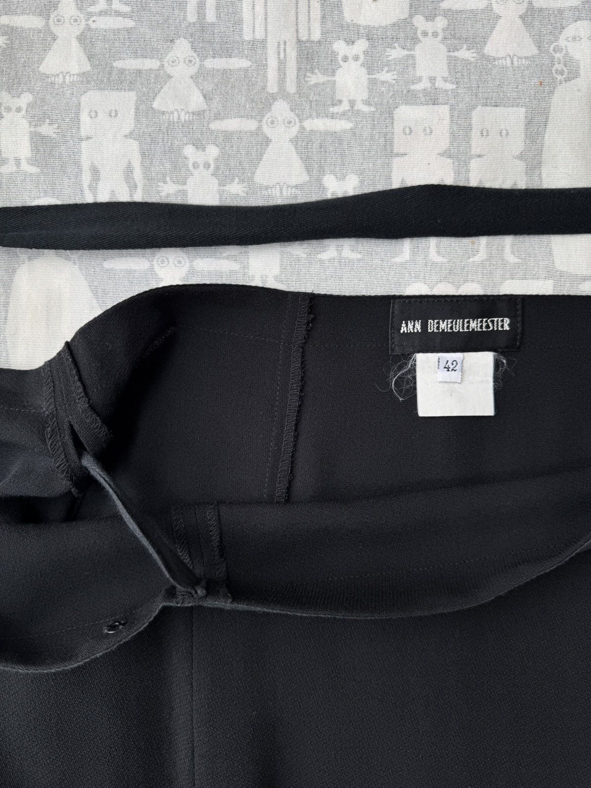 Ann Demeulemeester Ann Demeulemeester 1990's Wrap Straps Maxi Skirt Size 28" / US 6 / IT 42 - 4 Thumbnail