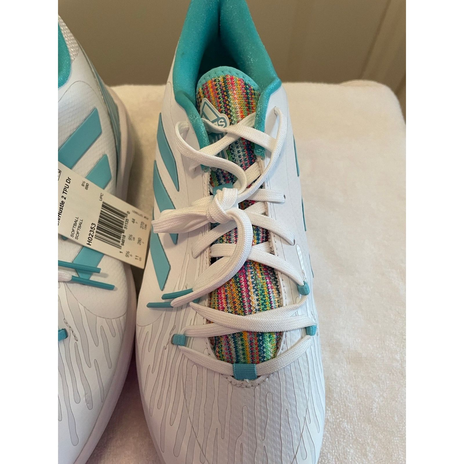 Adidas Adidas Purehustle 2 Dripped Out Softball Cleat- Women’s 11 Size US 11 / IT 41 - 12 Thumbnail