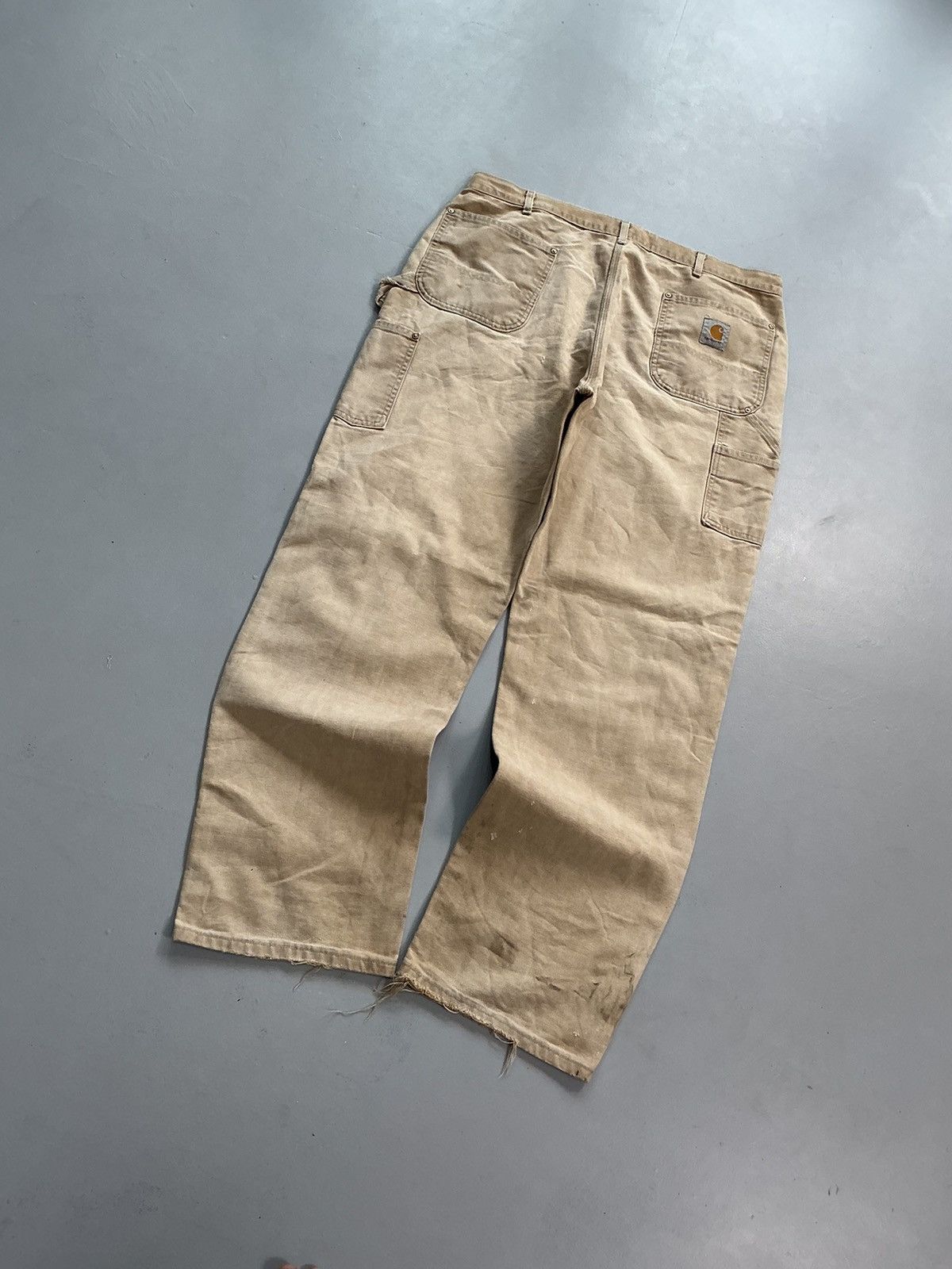 Carhartt Vintage Carhartt B01 BRN double knee workwear Size US 40 / EU 56 - 9 Thumbnail