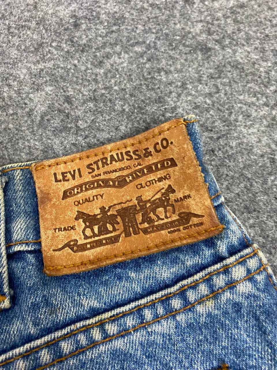 Levi's vintage levis 626 stone wash denim nice design Size US 33 - 5 Thumbnail