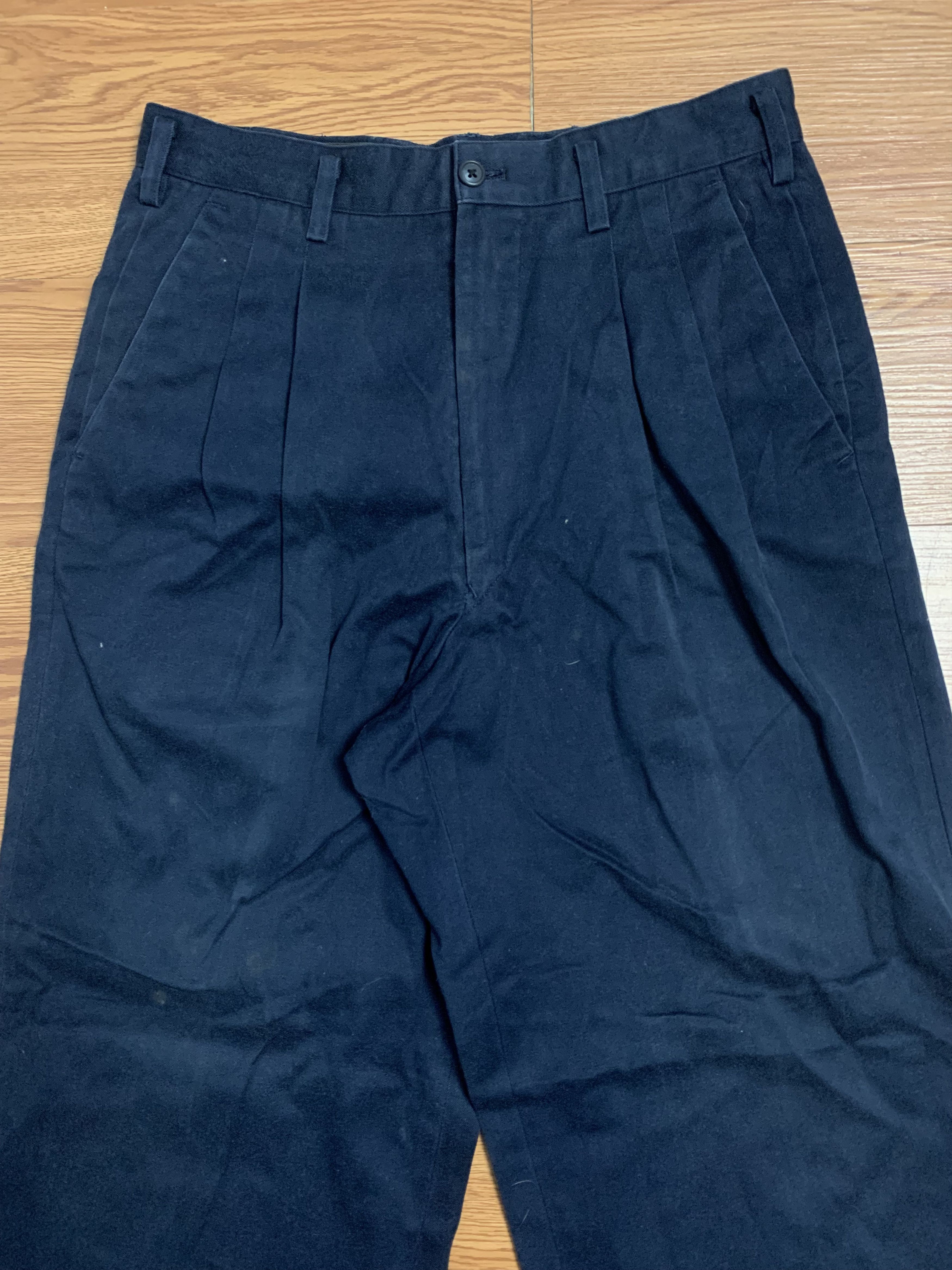 Yohji Yamamoto Vintage Yohji Yamamoto Pleated Wide Pants Size US 28 / EU 44 - 3 Thumbnail